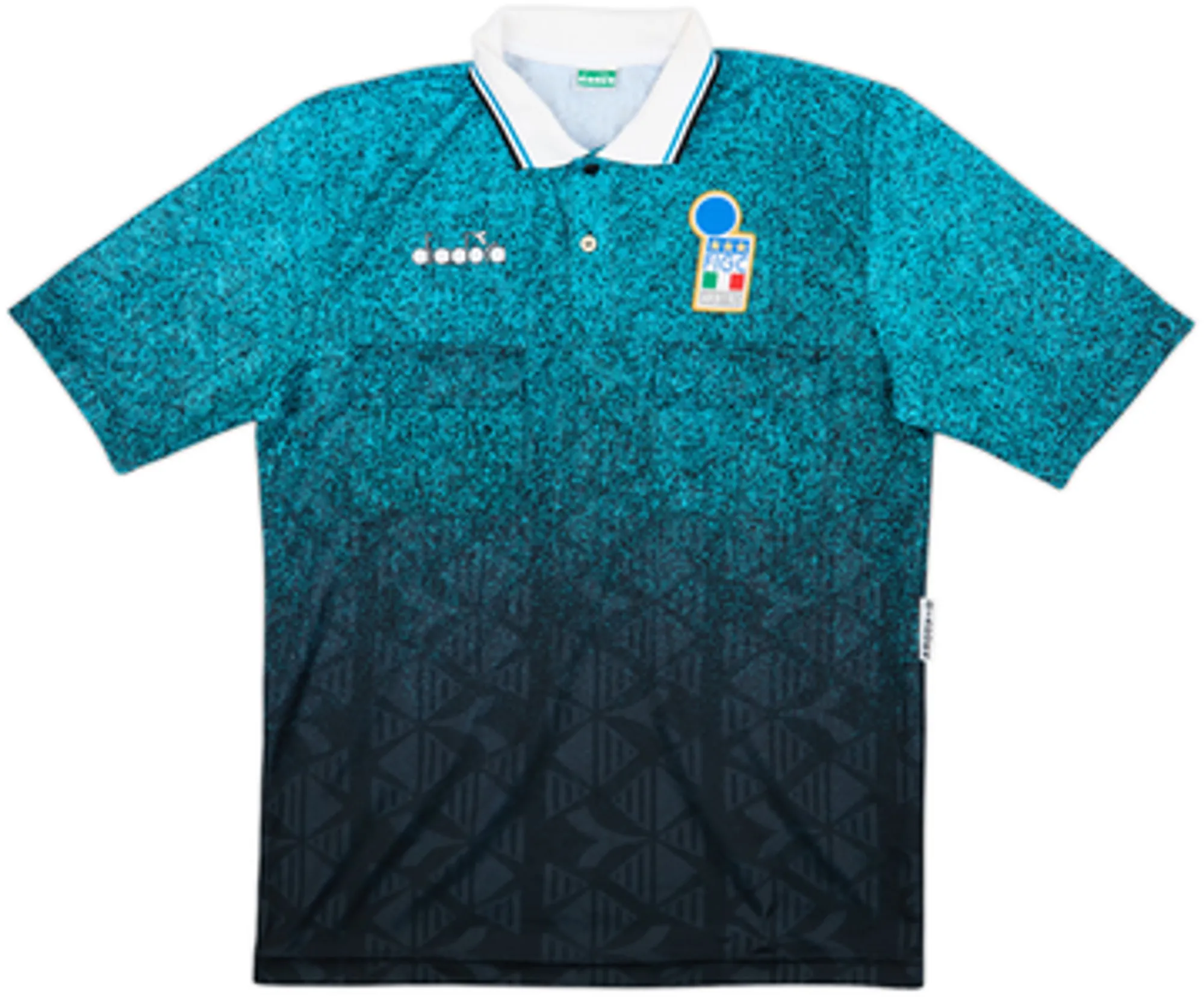 Diadora Italy Mens SS Home Shirt 1990