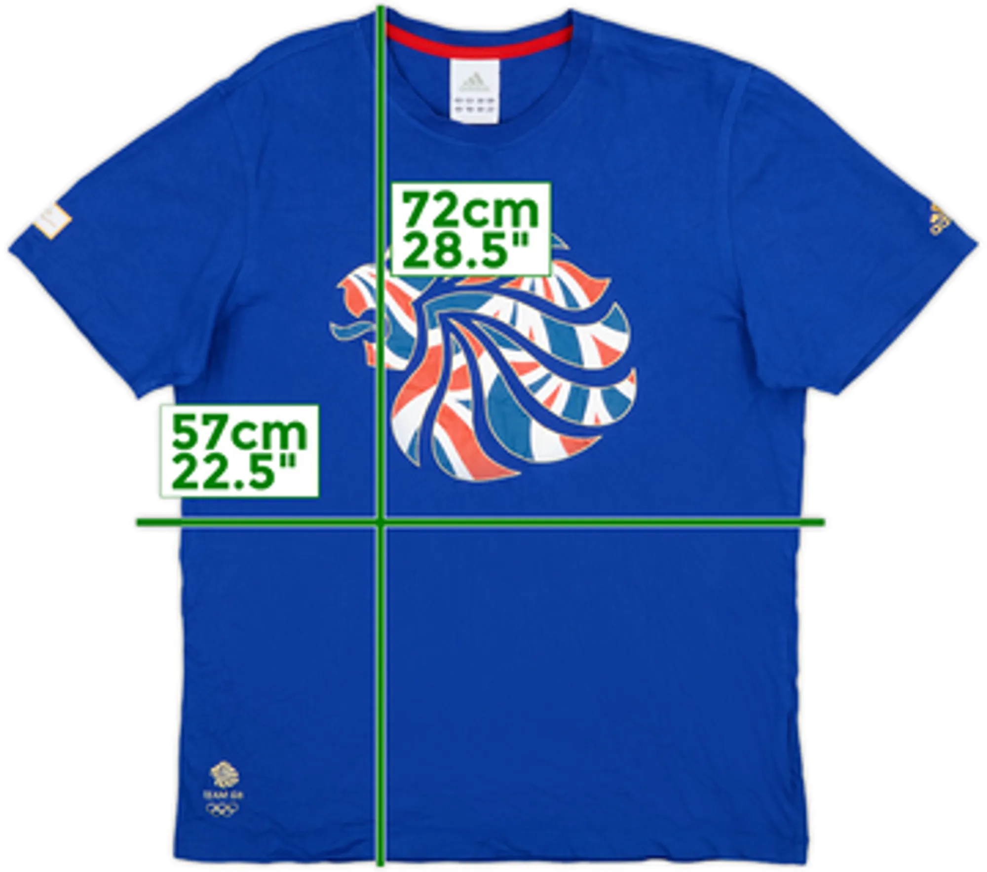 2011 Team GB adidas Cotton Tee - 8/10 - (M)