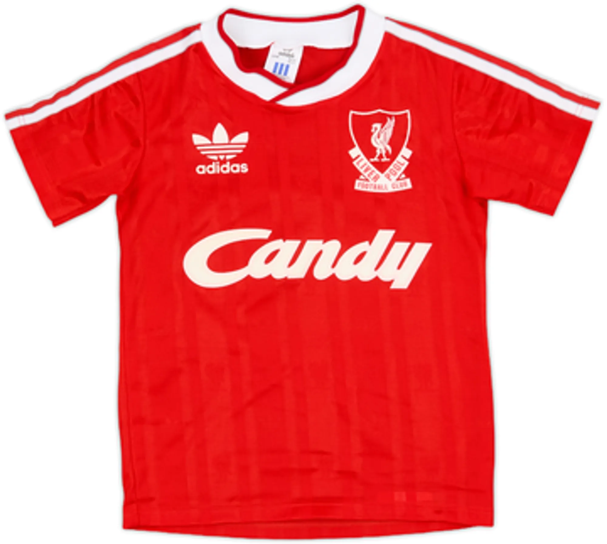 adidas Liverpool Boys SS Home Shirt 1988/89