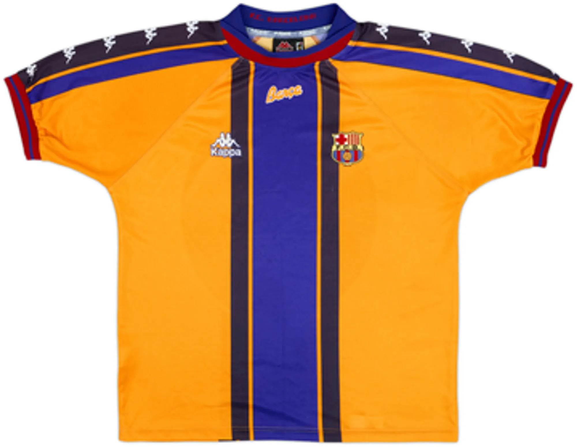 Kappa Barcelona Mens SS Away Shirt 1997/98
