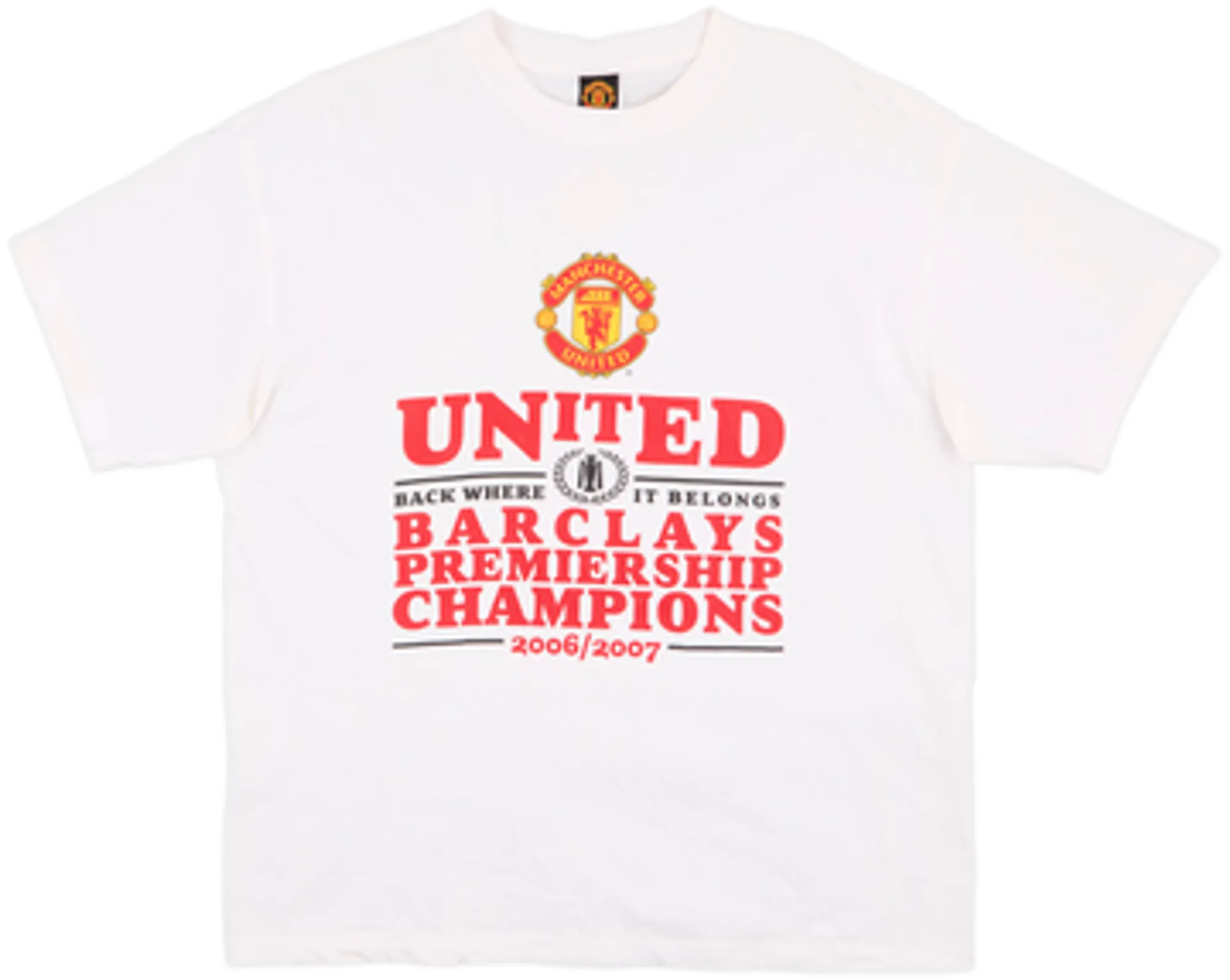 T-Shirts Manchester United Mens SS Home Shirt 2006/07