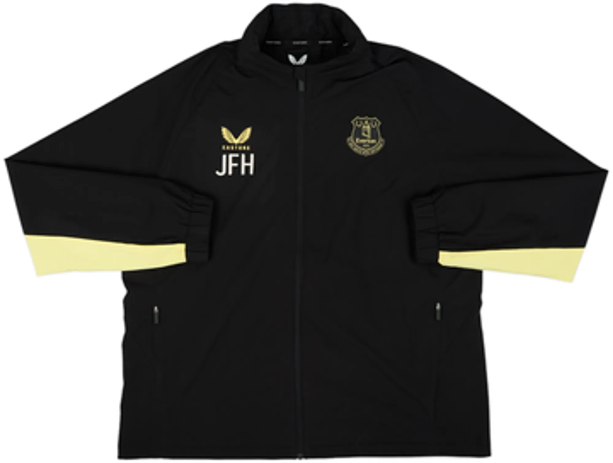 2024-25 Everton Castore Staff Issue Hooded Rain Jacket JFH - 8/10 - (XXL)