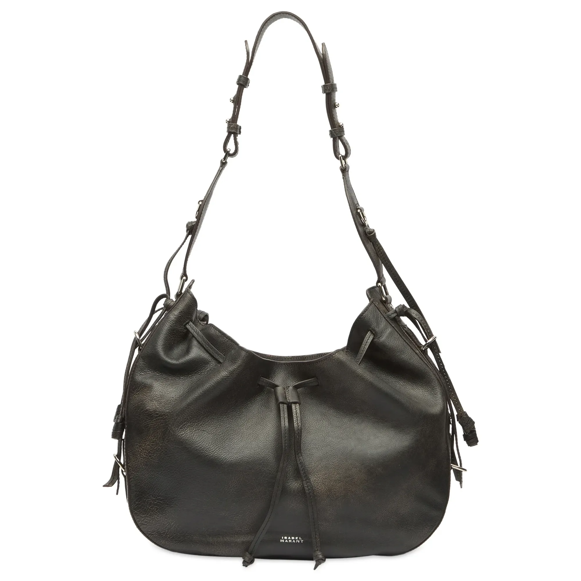 Isabel Marant Women's Bolton Leather Hobo Bag Vintage Brown