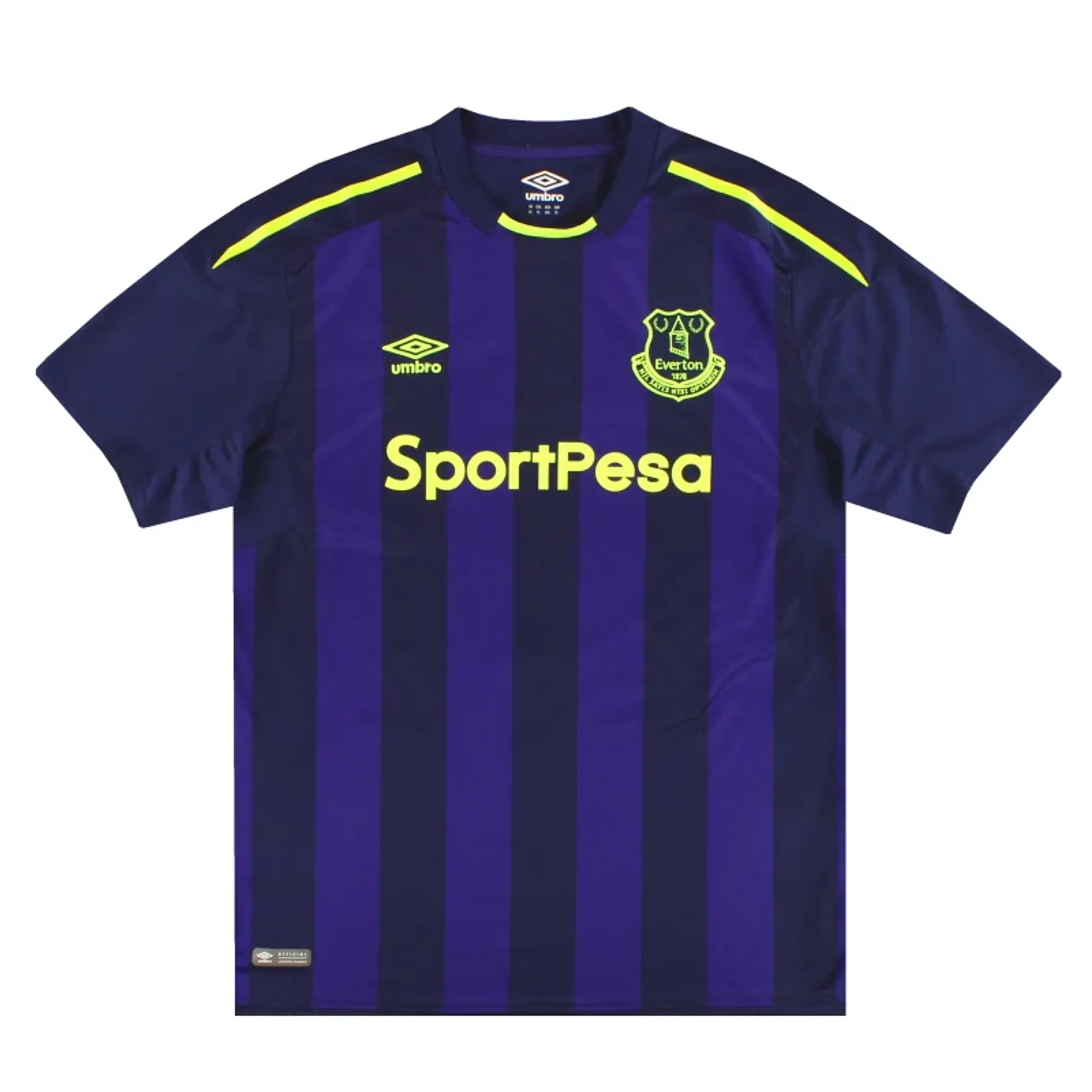 2017-18 Everton Umbro Third Shirt *Mint* XL - Everton / Mint 