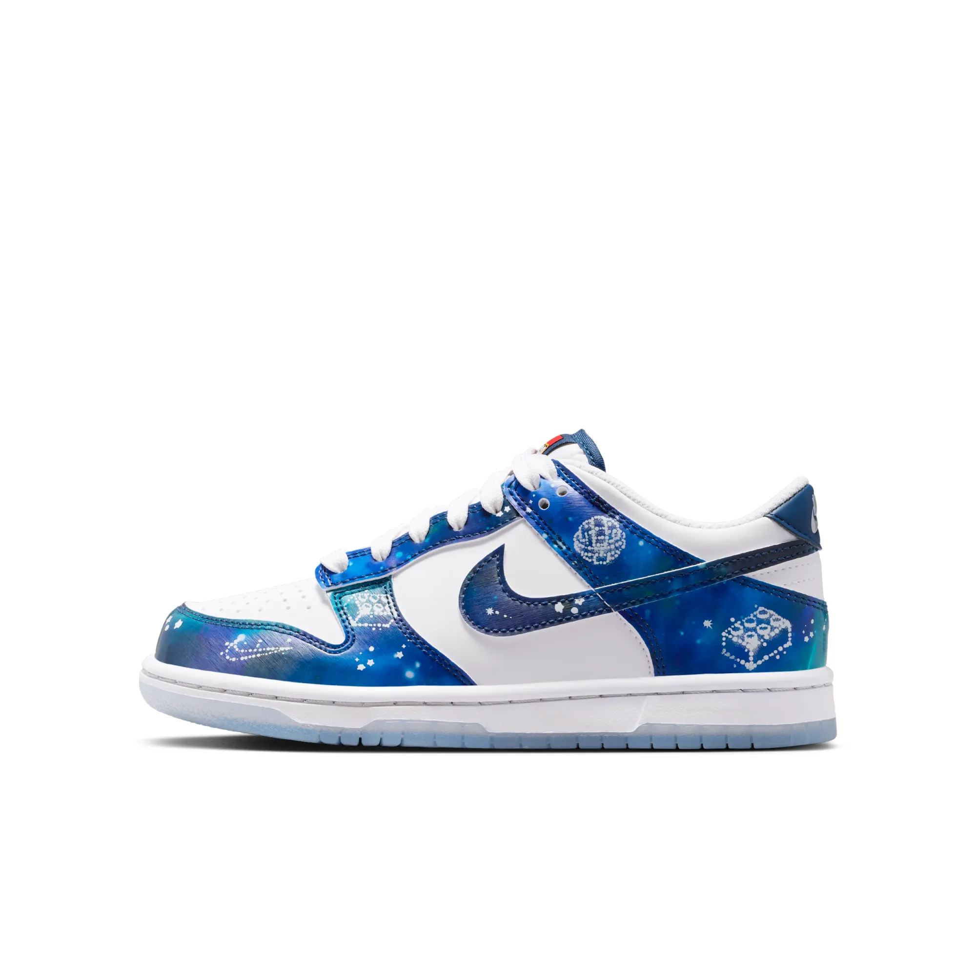 Nike Dunk Low x LEGO® Collection Older Kids' Shoes - White