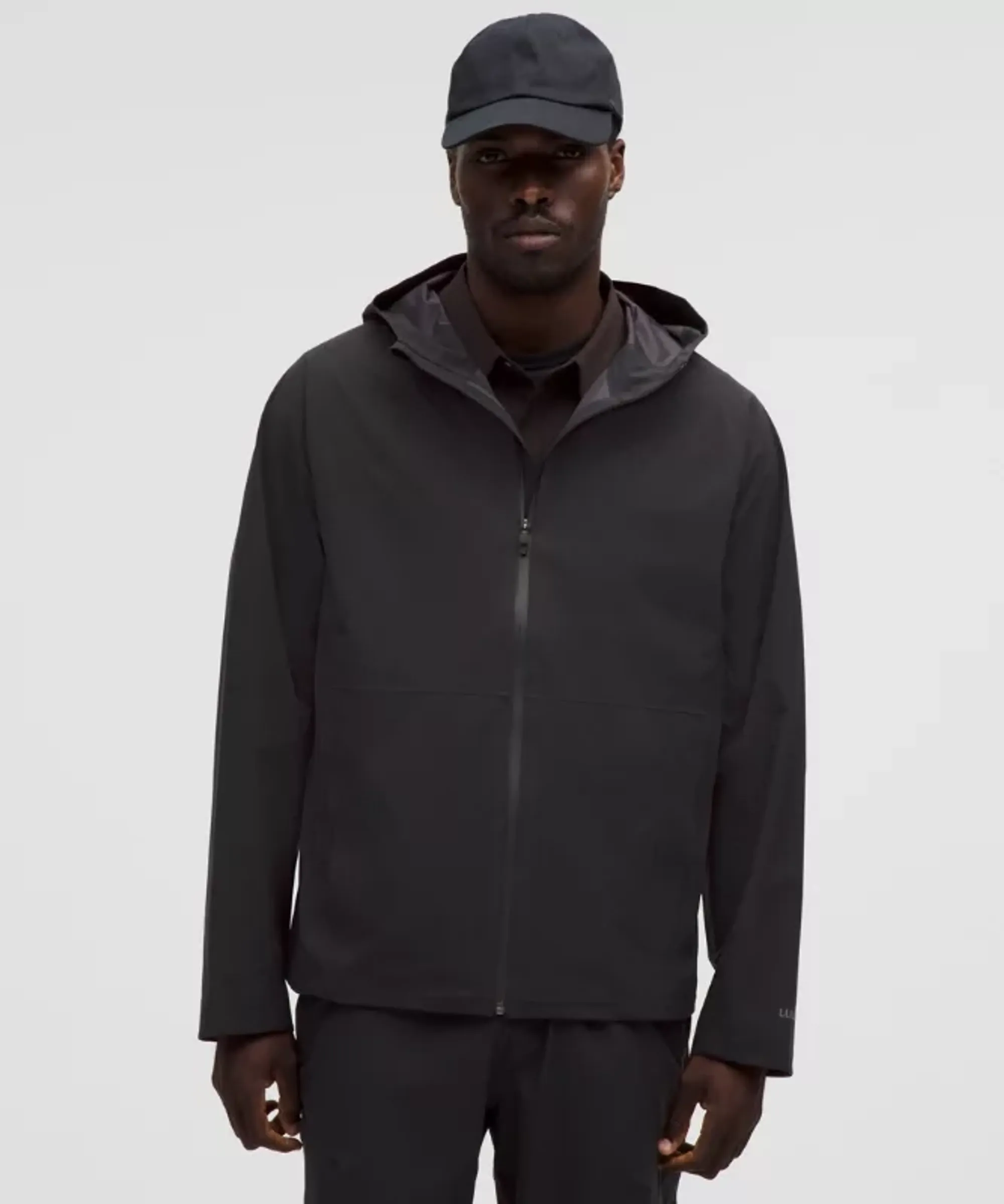 lululemon – Men's Stretch Glyde Waterproof Jacket – Color Black – Size Large