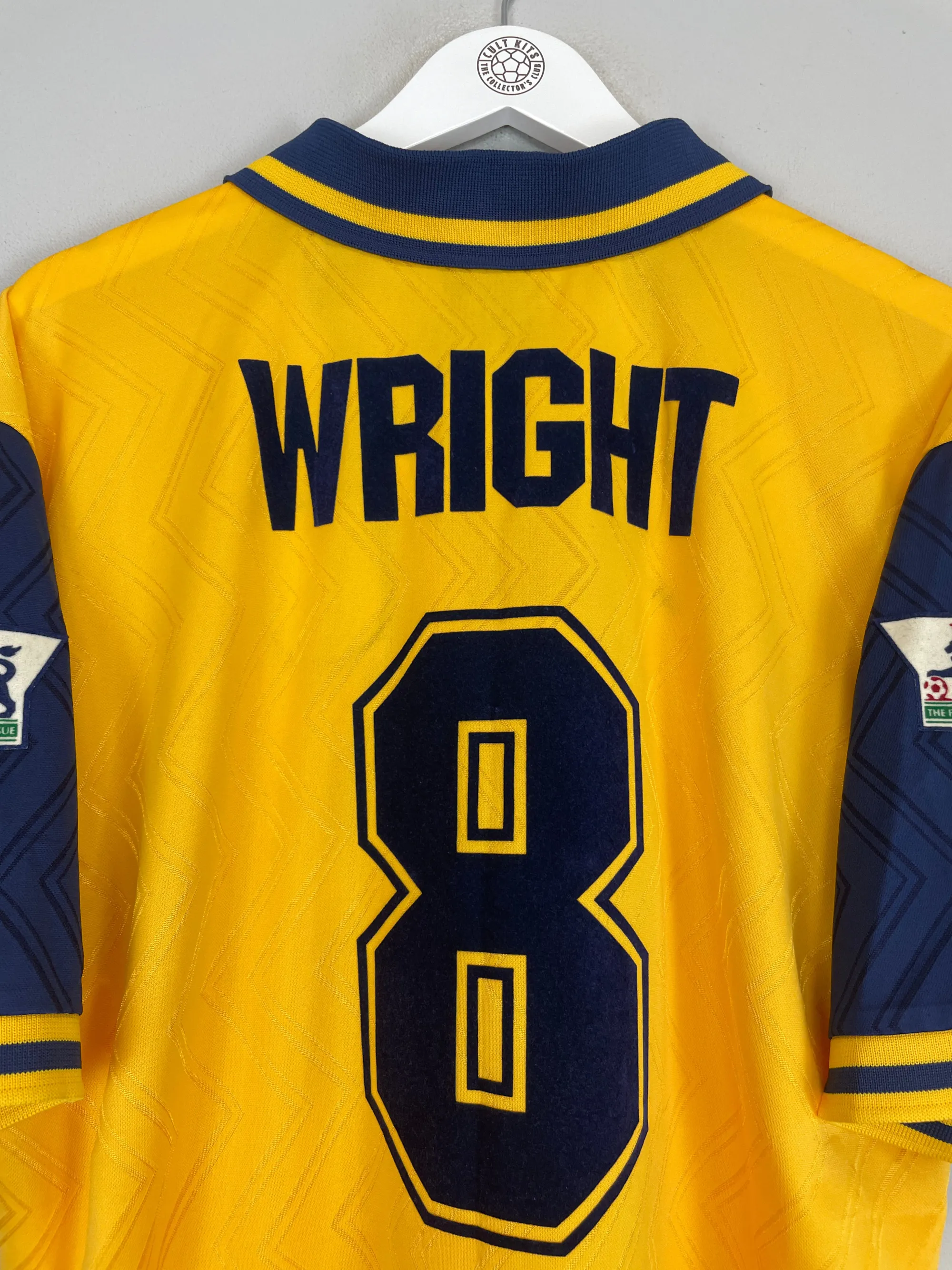 1996/97 ARSENAL WRIGHT #8 AWAY SHIRT (XL) NIKE, Cult Kits | CKits ...