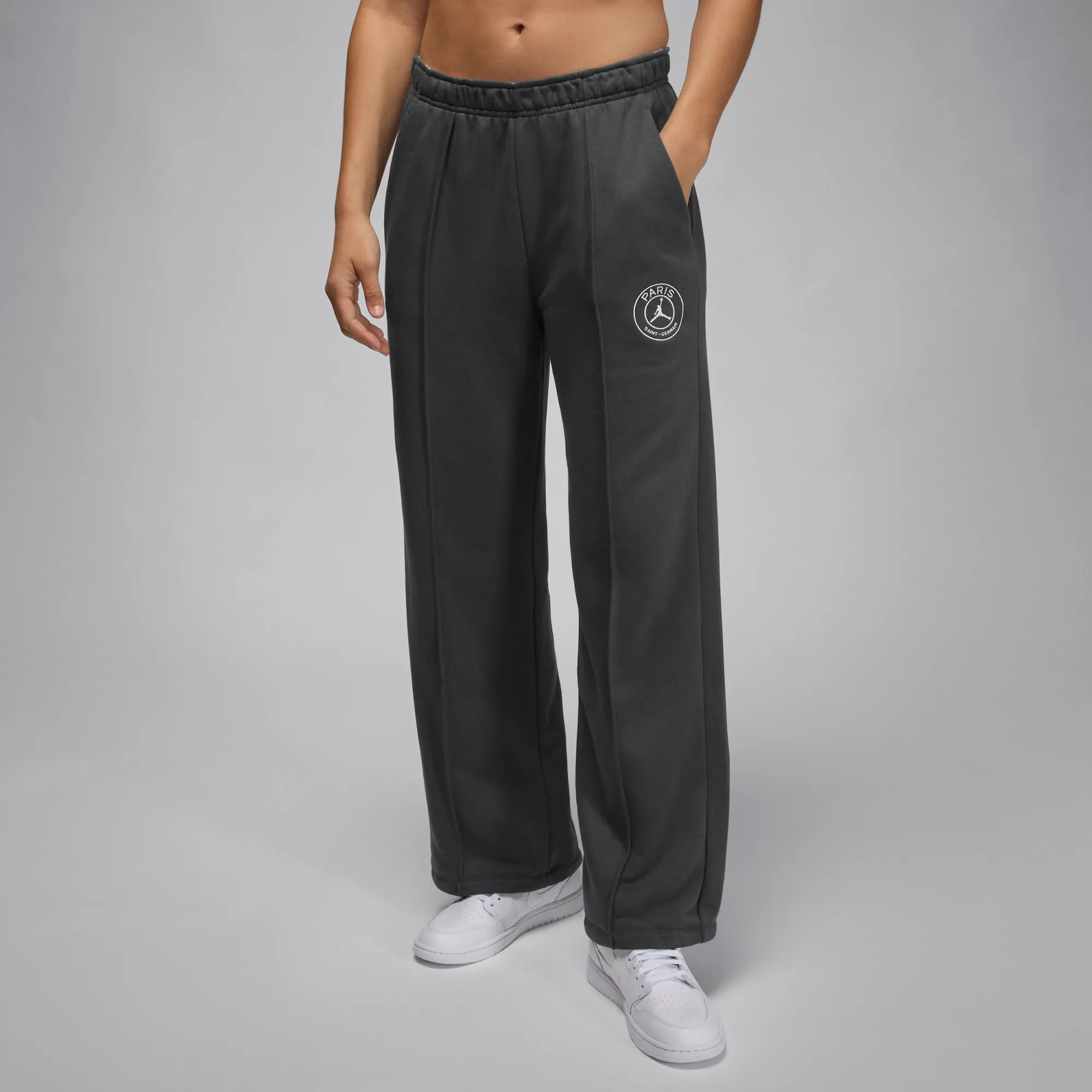Paris Saint-Germain Women's Fleece Pants - Grey - Cotton