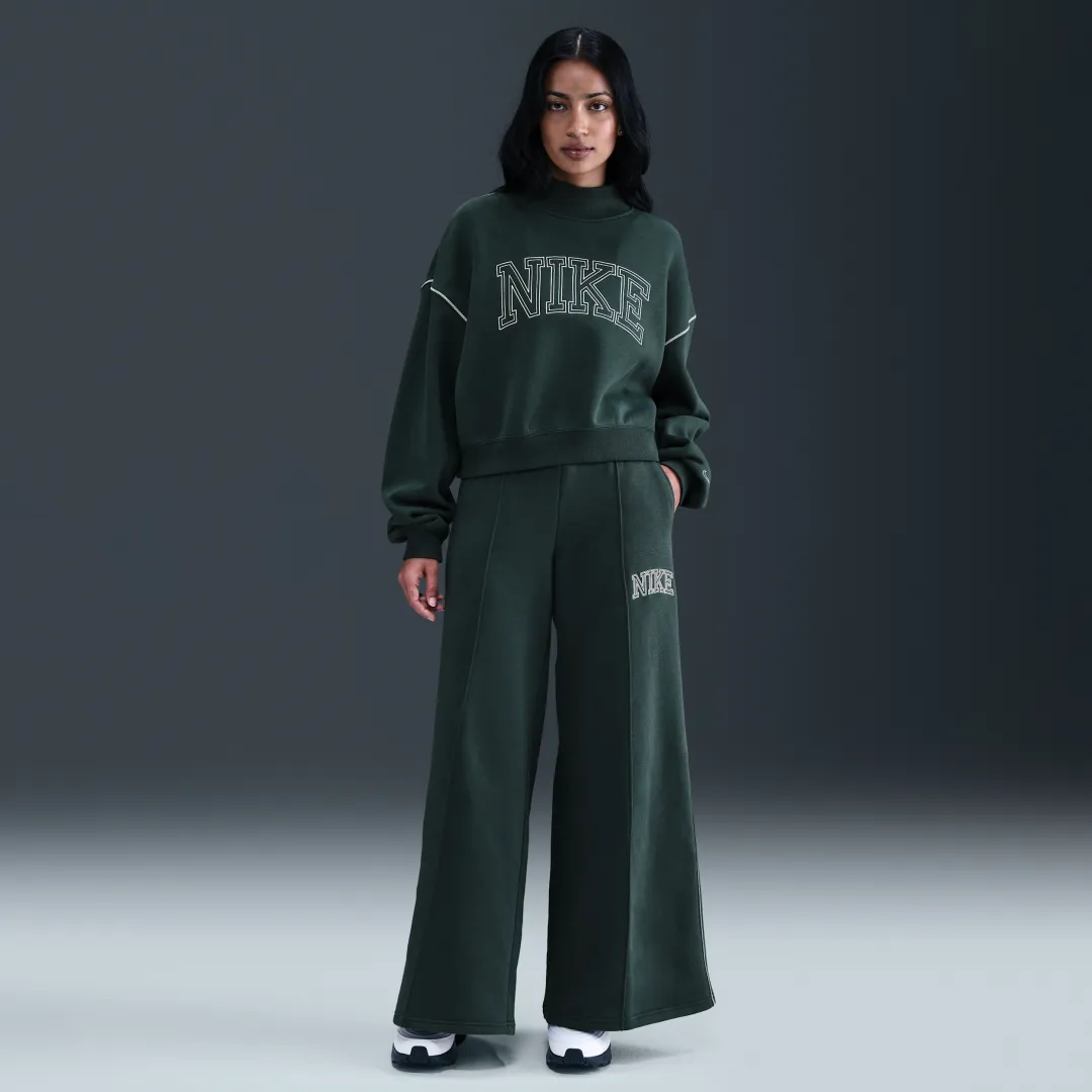 G/FORE韓国ジーフォアレディースバミューダーパンツsizeMカーキー Nike Phoenix Fleece Women's Wide-Leg Joggers - Green - Cotton