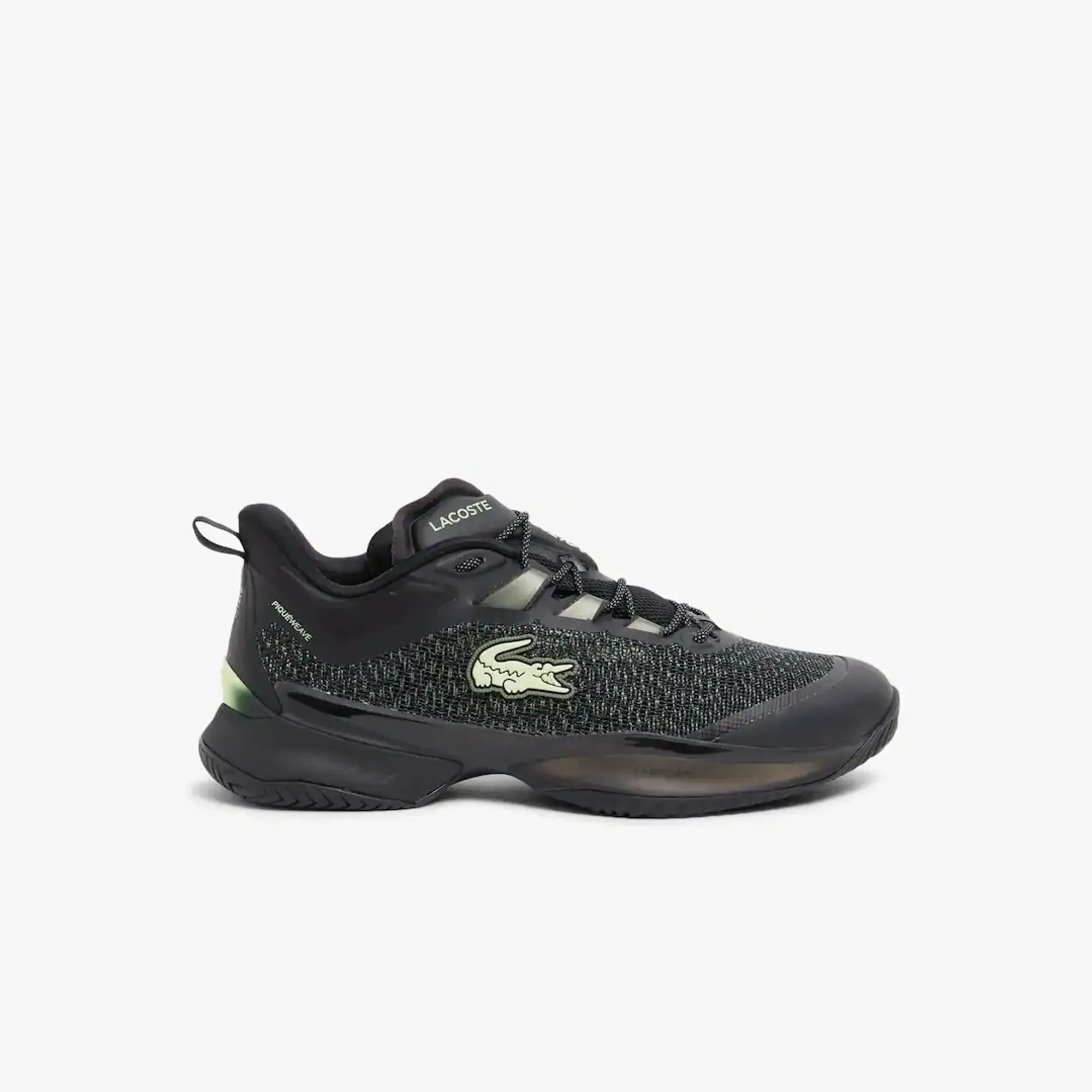 Lacoste Men's AG-LT23 Ultra Tennis Shoes - Black / Light Green