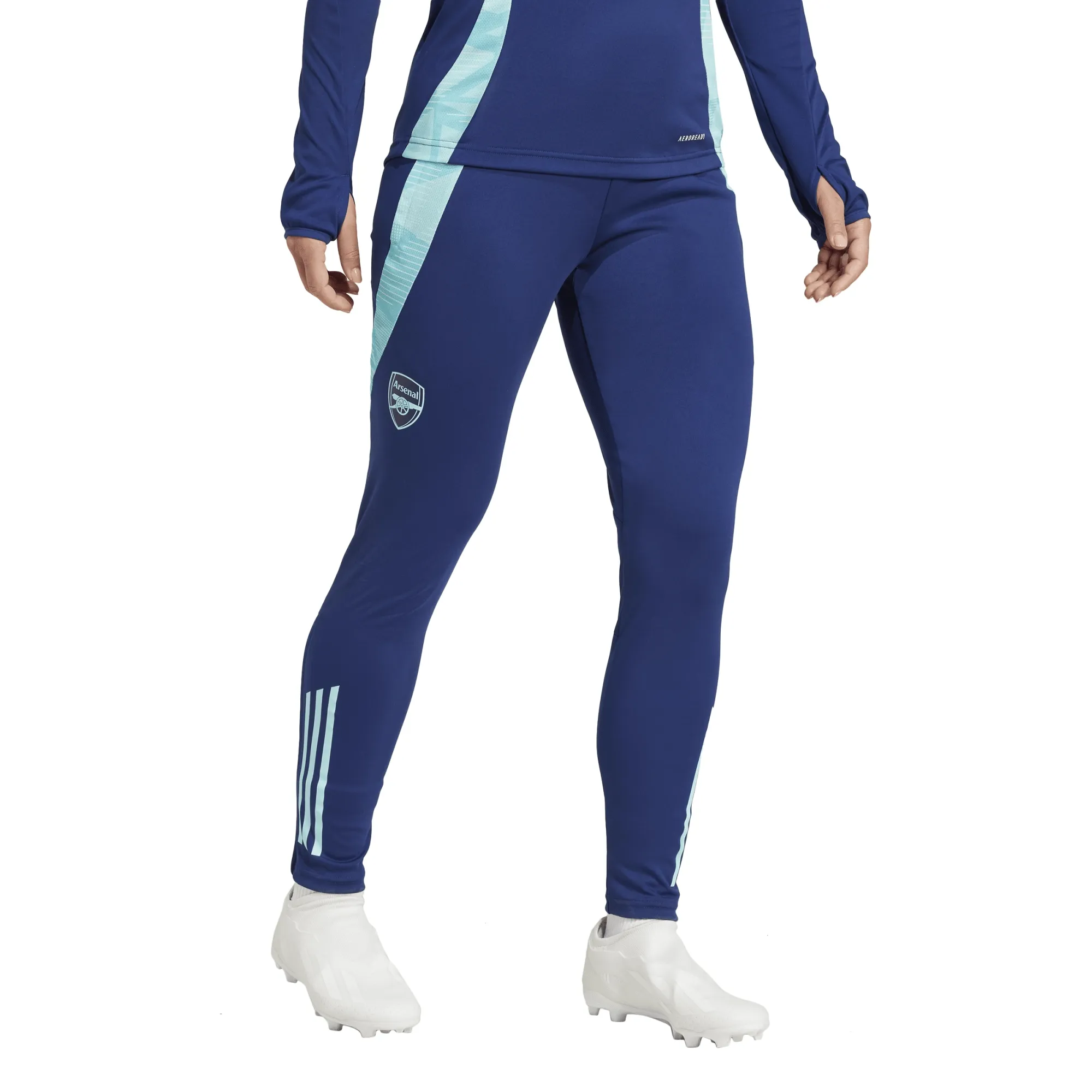Arsenal adidas Training Pants - Navy - Womens
