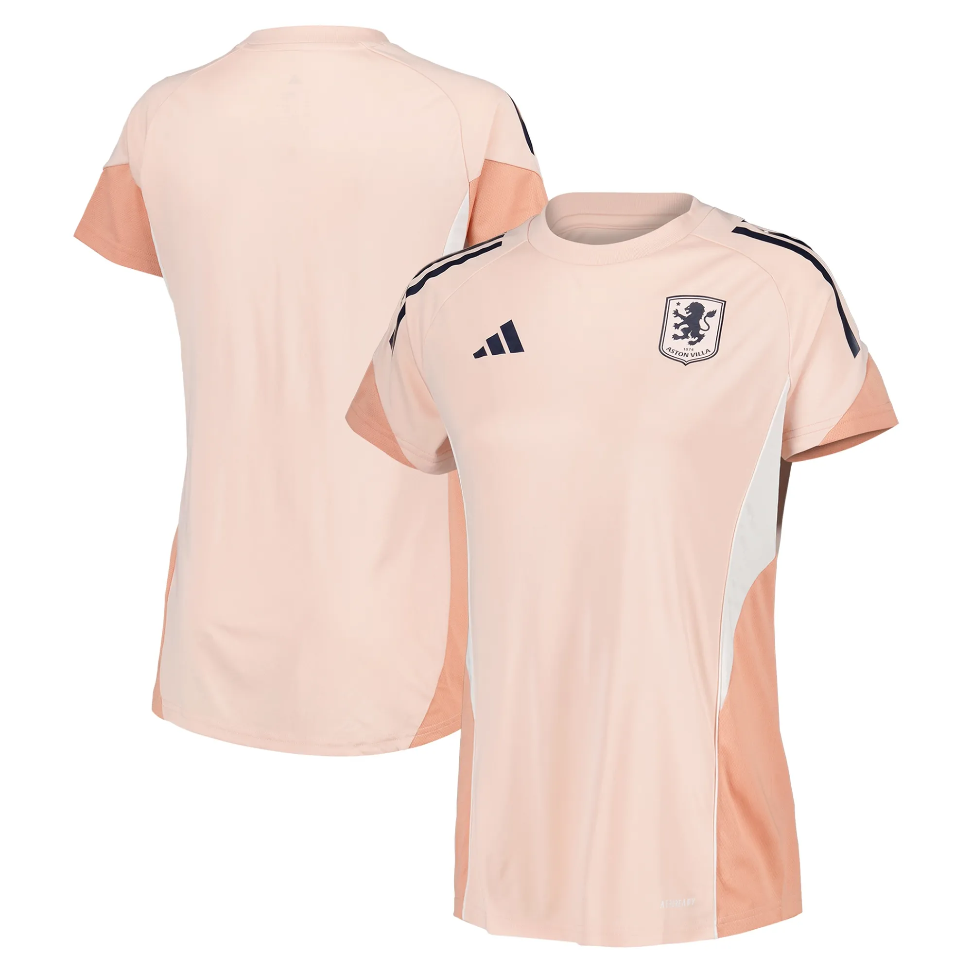 Aston Villa adidas Training Jersey - Pink - Womens