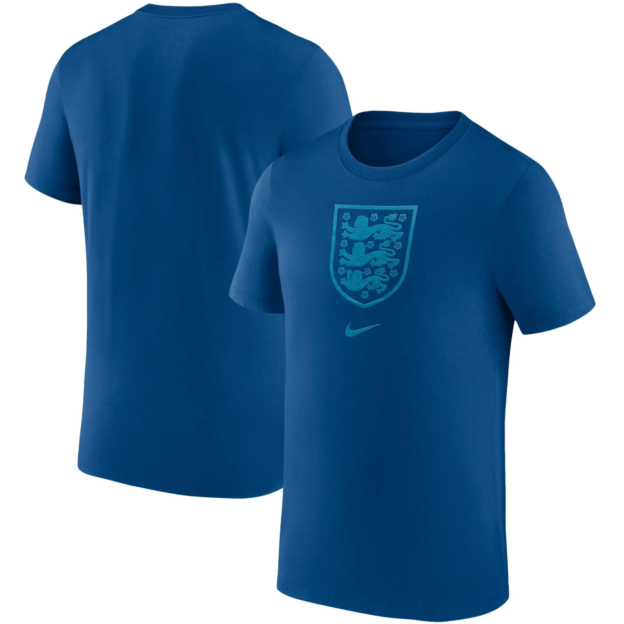 England Women's Nike Crest T-Shirt - Blue - Mens