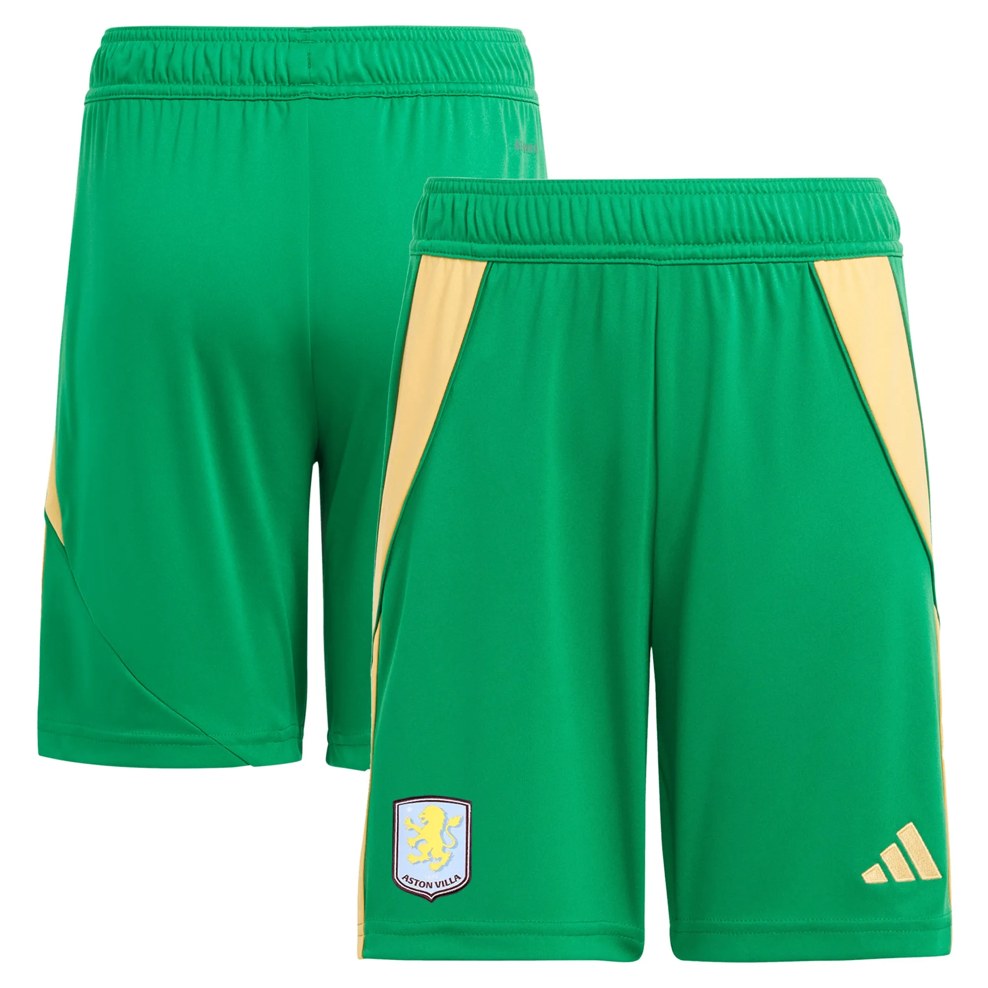 Aston Villa Adidas Goalkeeper Shorts 2024-25 - Kids