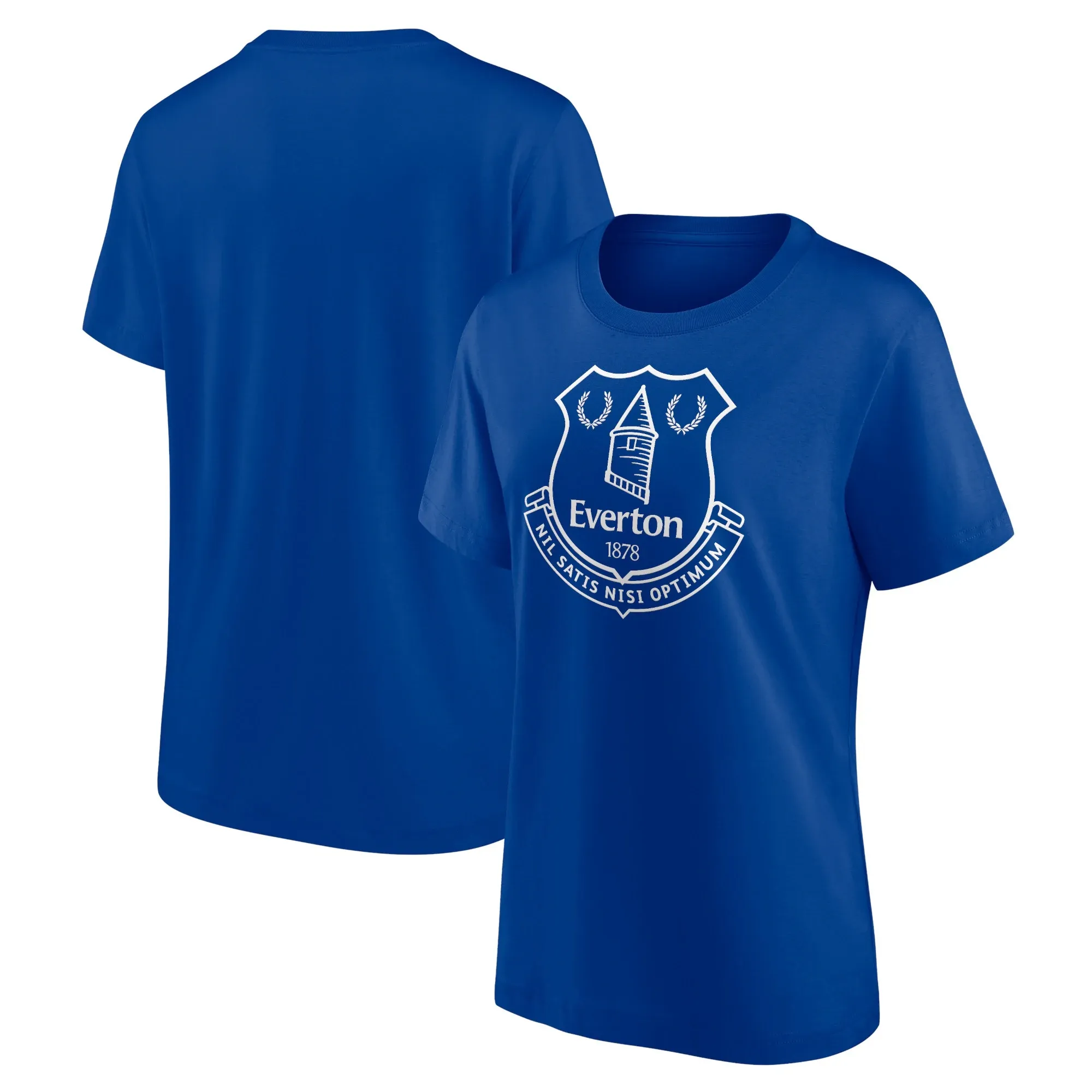 Everton Essentials Primary Logo T-Shirt - Blue - Womens