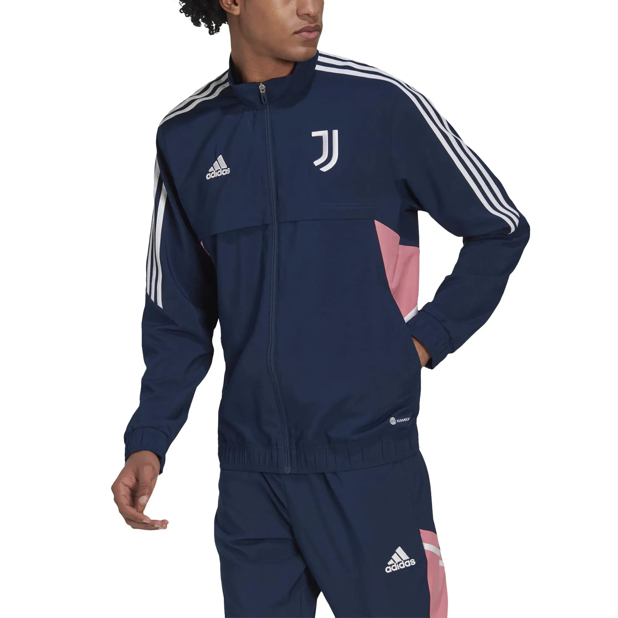 Juventus European Training Presentation Jacket - Dark Blue