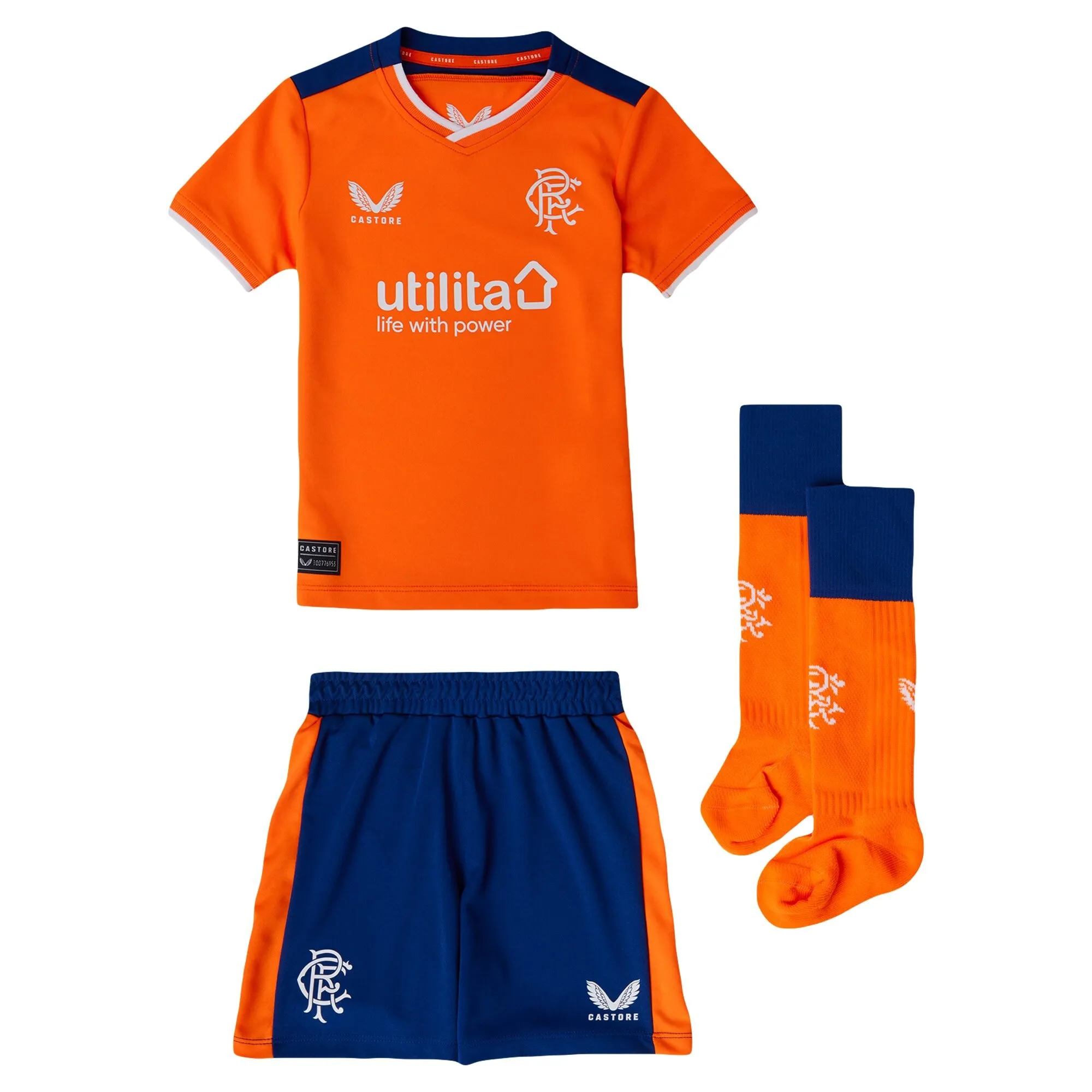 Glasgow Rangers Third Infant Kit 2022-23