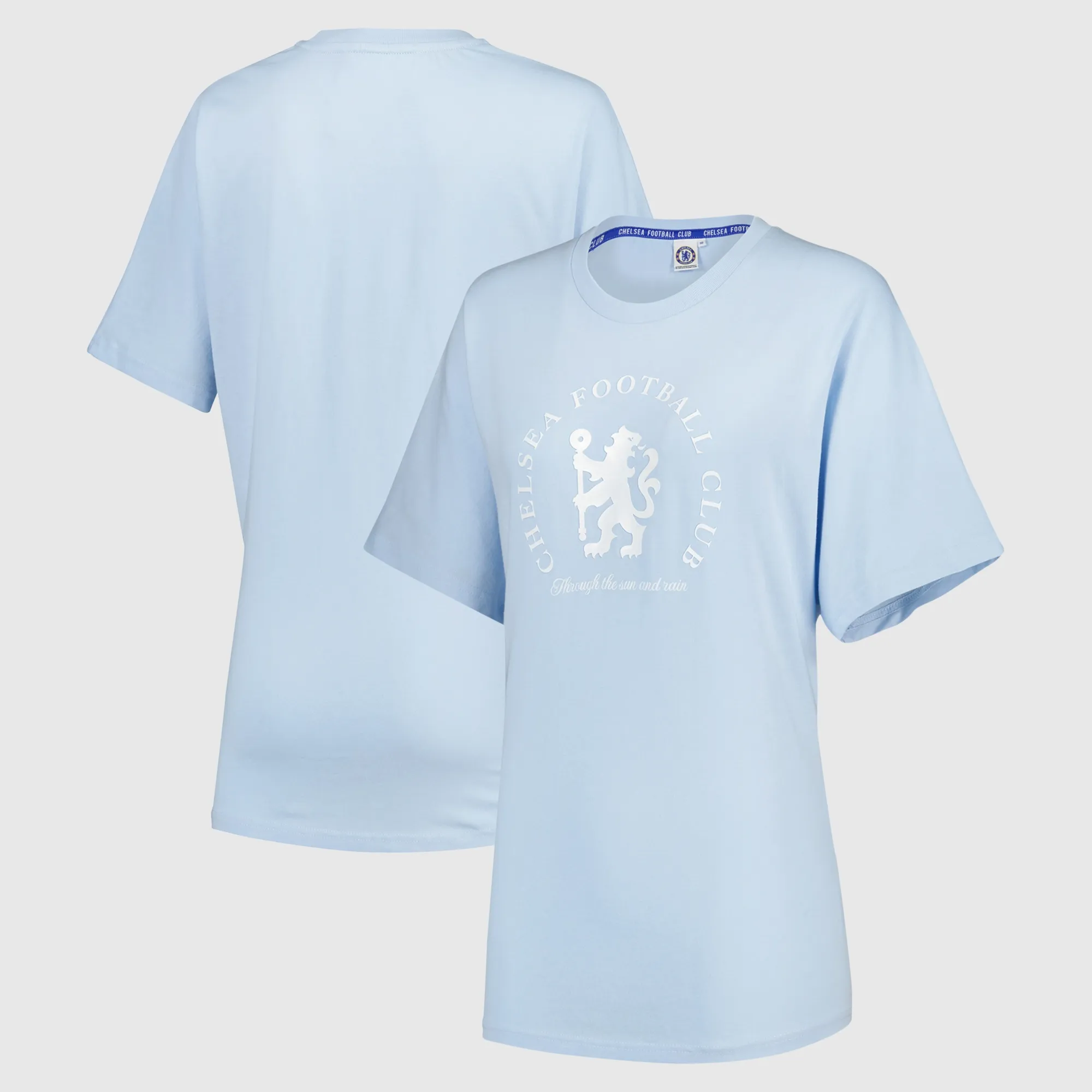 Chelsea Lion Circle T-Shirt - Dove Grey - Womens
