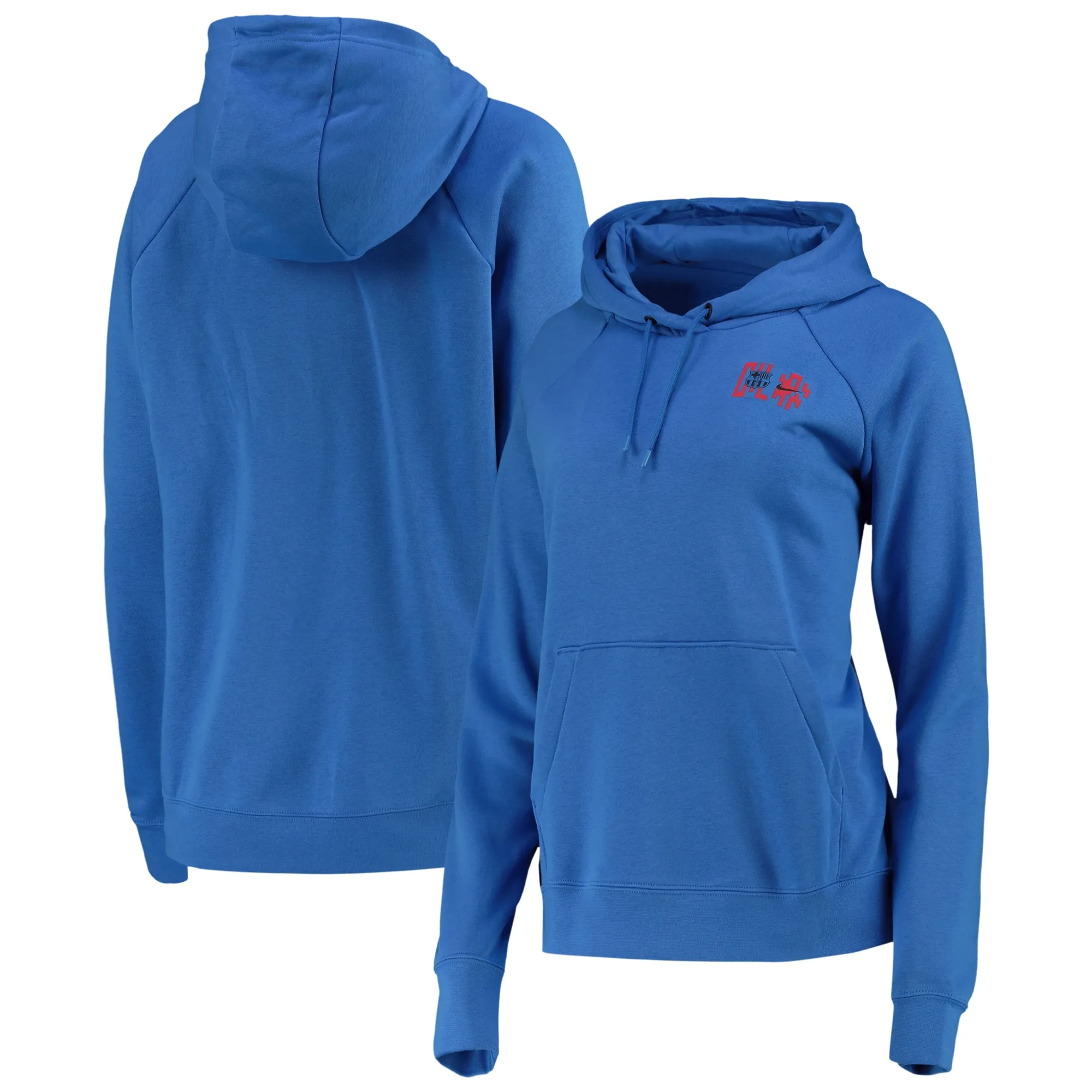 Barcelona Essential Hoodie - Blue - Womens
