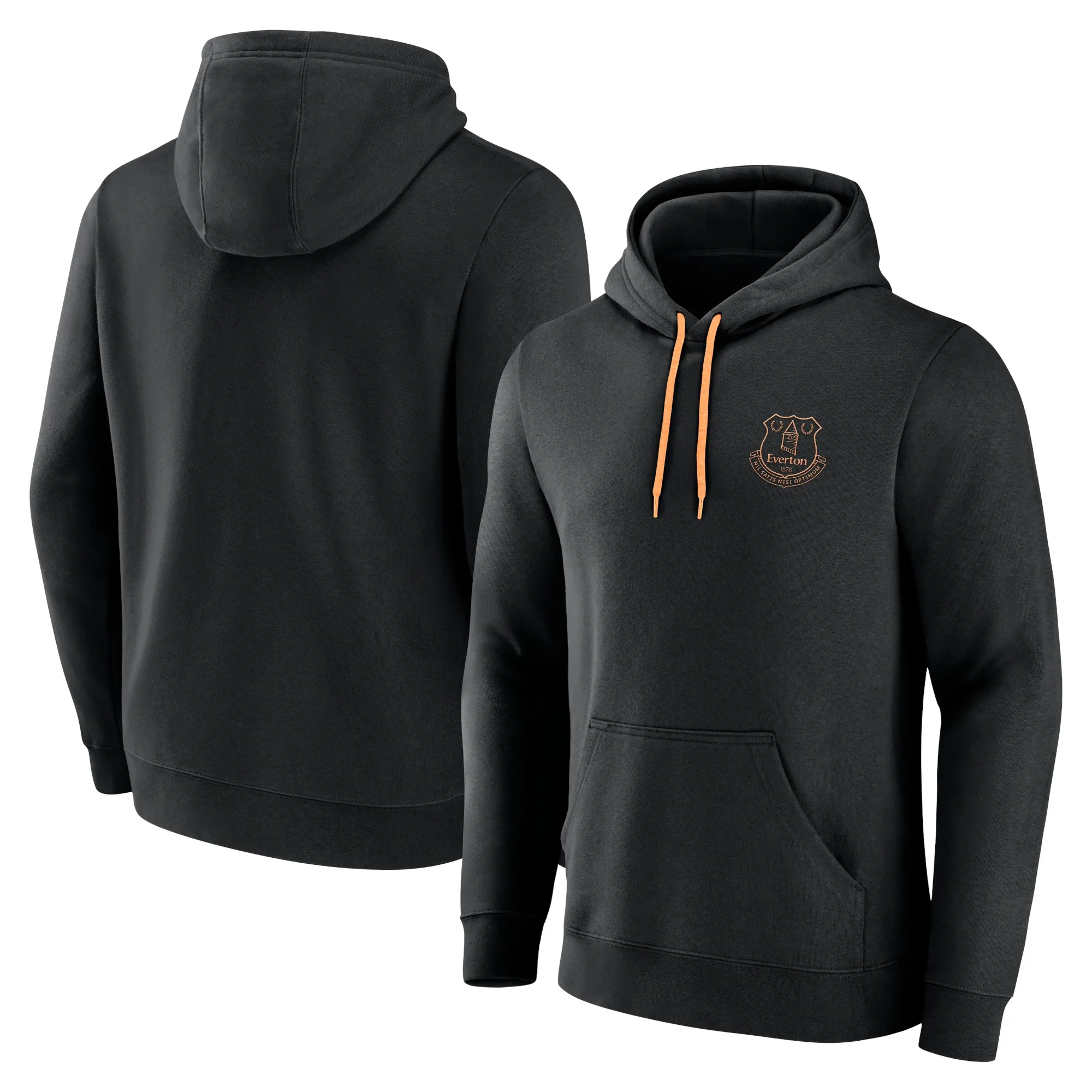 Everton Essentials Small Crest Hoodie - Black - Mens