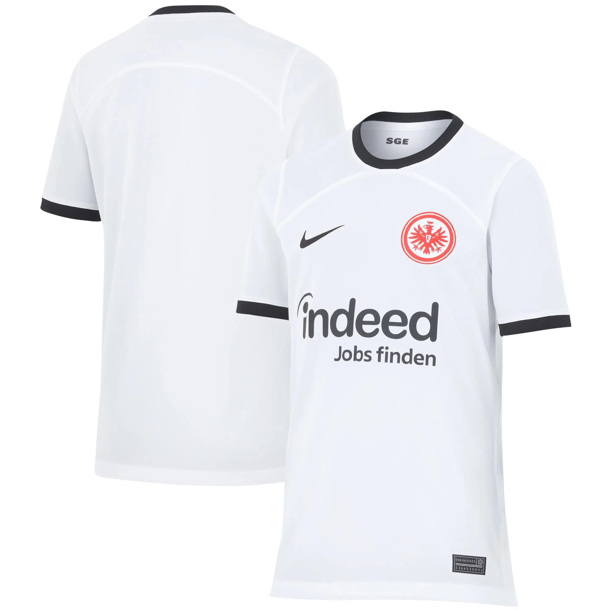Eintracht Frankfurt Nike 3rd Stadium Shirt 2023-24 Kids