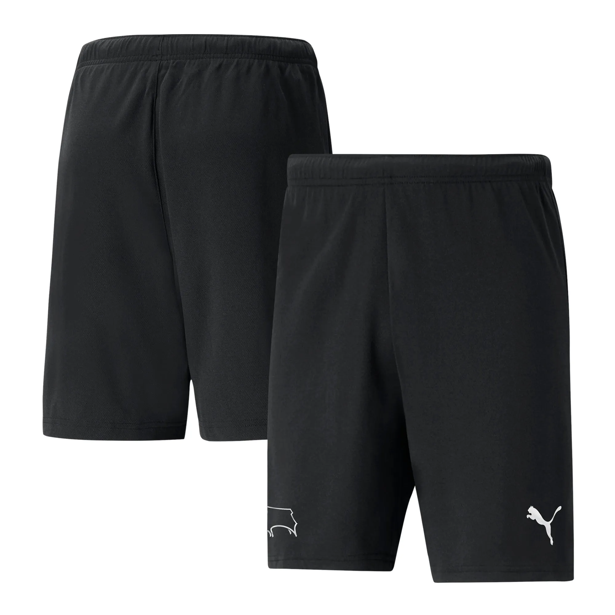 Derby County Puma Training Shorts - Black