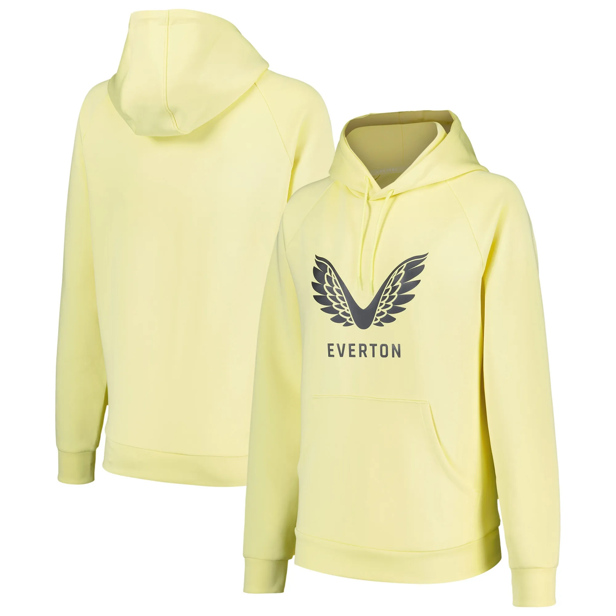 Everton Castore Players Training Hoodie - Yellow - Womens