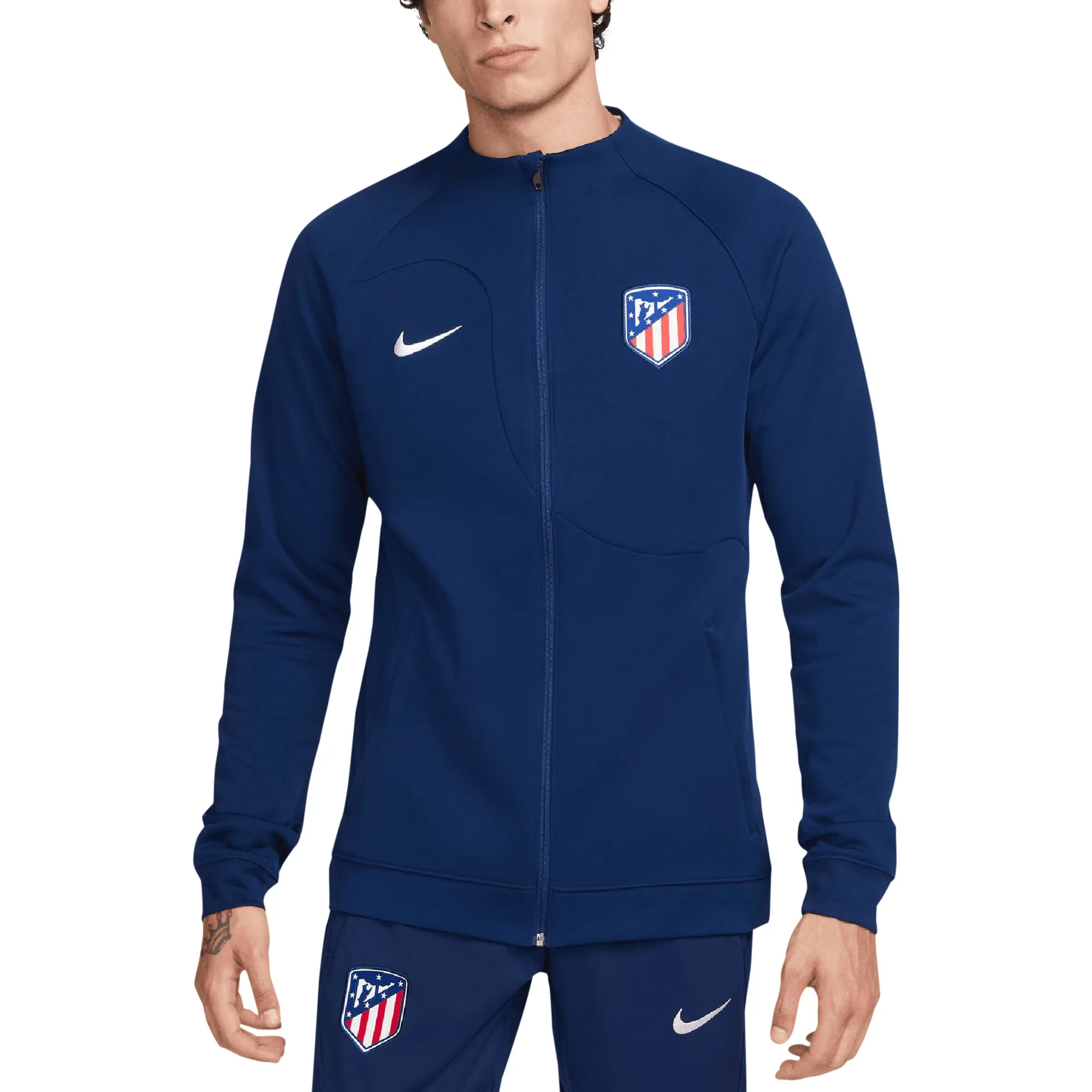 Atletico de Madrid Nike Academy Pro Anthem Jacket - Blue