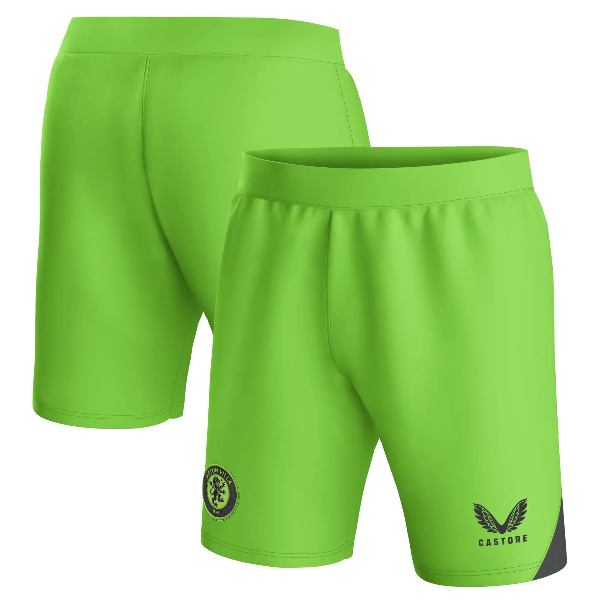 Aston Villa Castore Away Goalkeeper Shorts 2023-24 - Kids