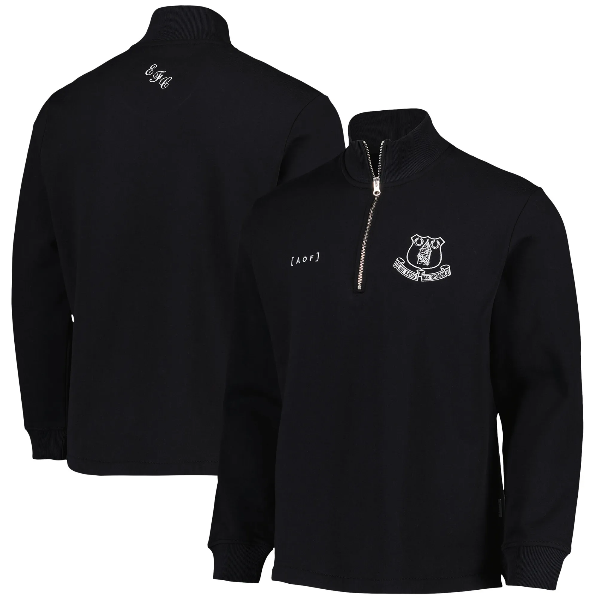 Everton x Art of Football Quarter Zip - Black