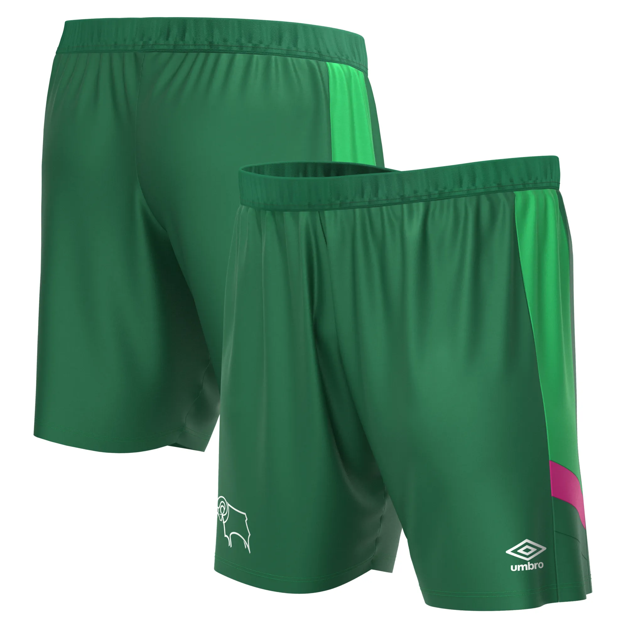 Derby County Umbro Goalkeeper Shorts 2023-24