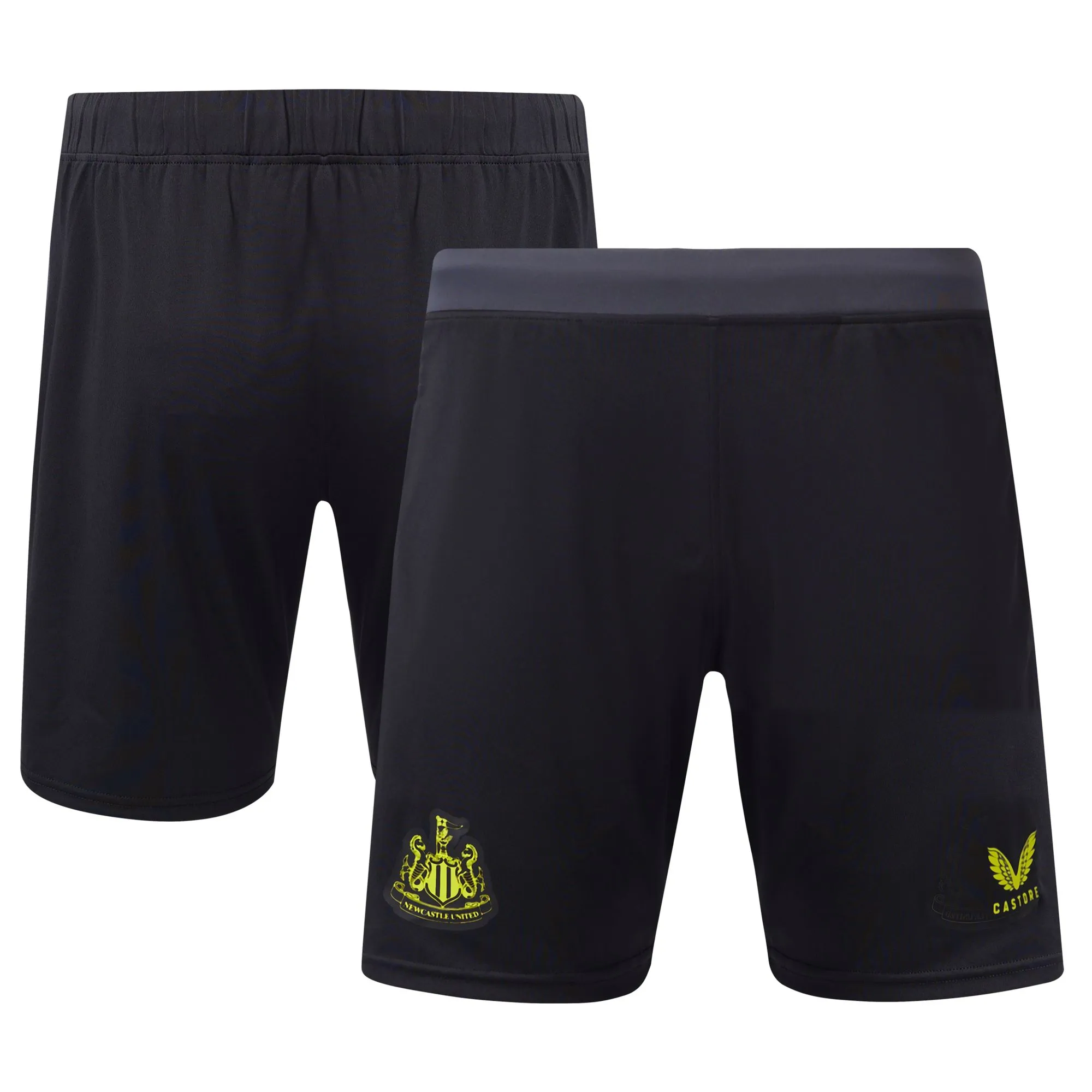 Newcastle United Castore Coaches Training Shorts - Black
