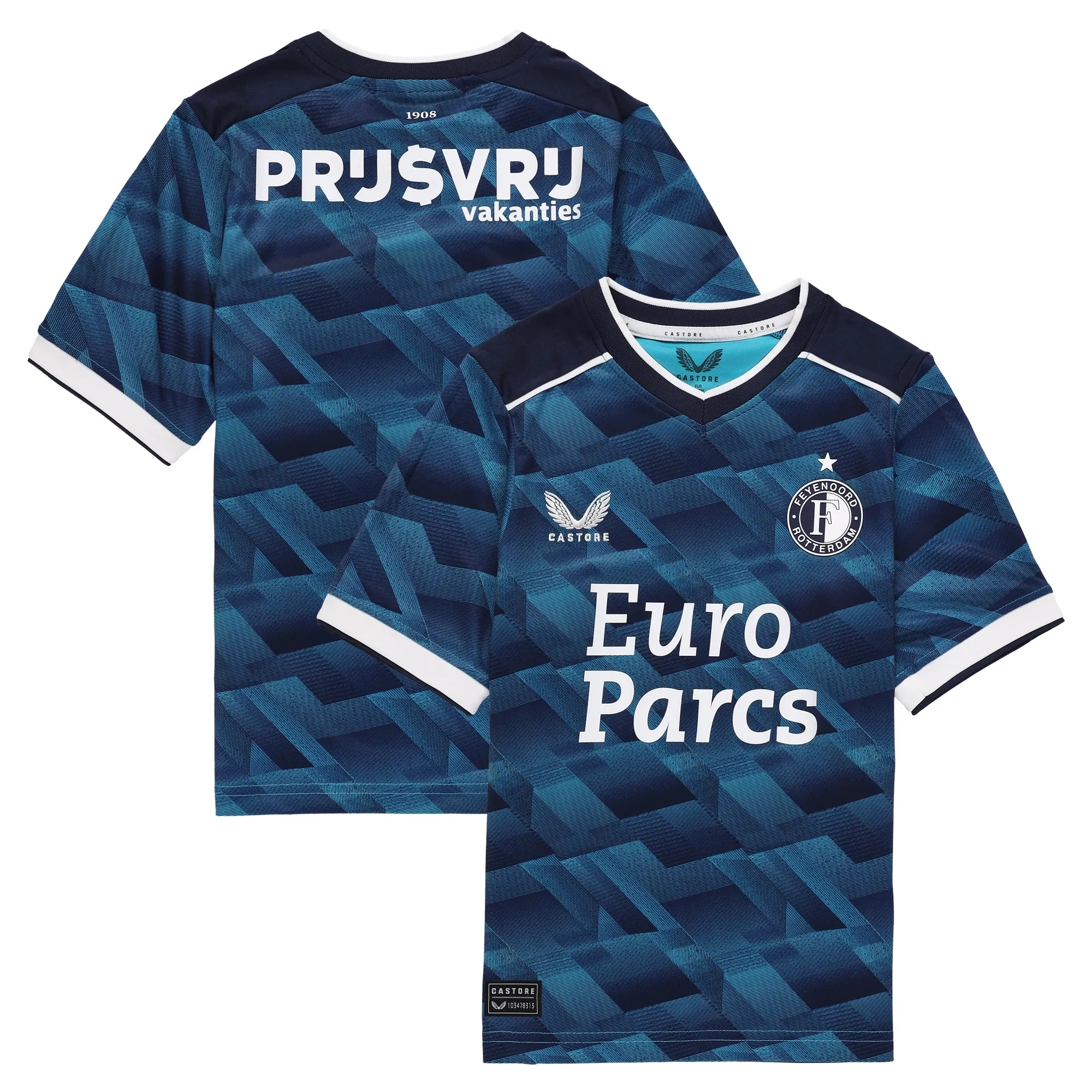 Feyenoord Away Shirt 2023-24 - Kids