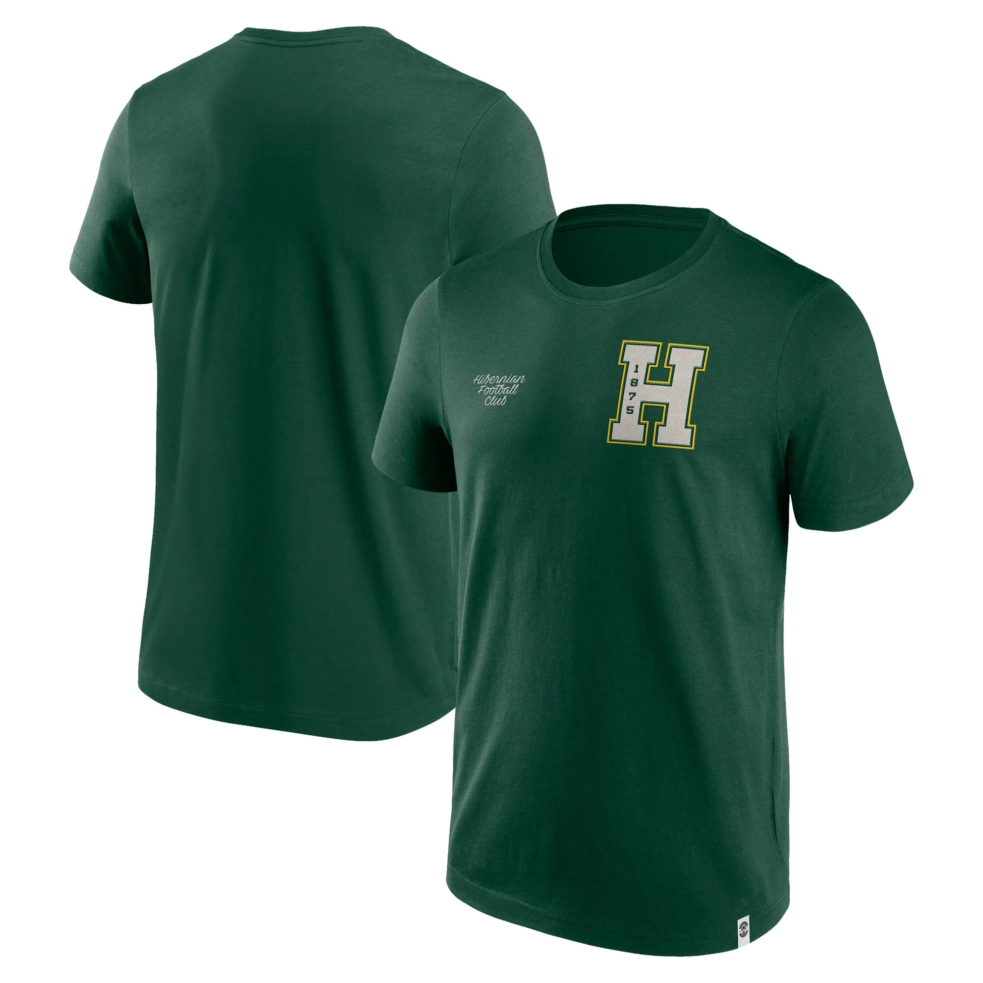 Hibernian Campus Icons Graphic T-Shirt - Dark Green- Mens