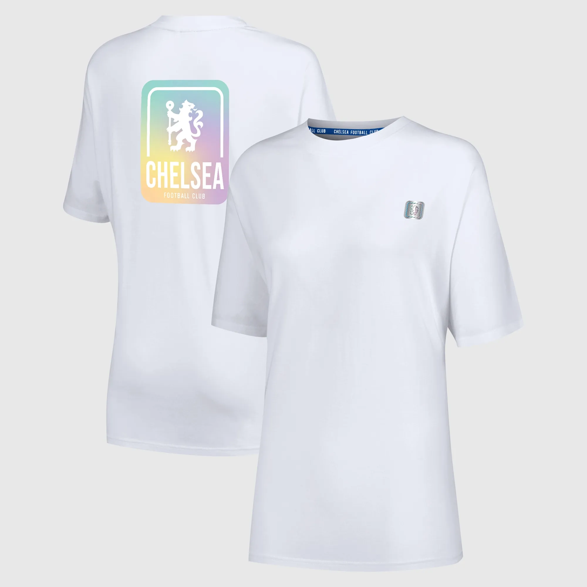 Chelsea Graphic Back Print T-Shirt - White - Girls