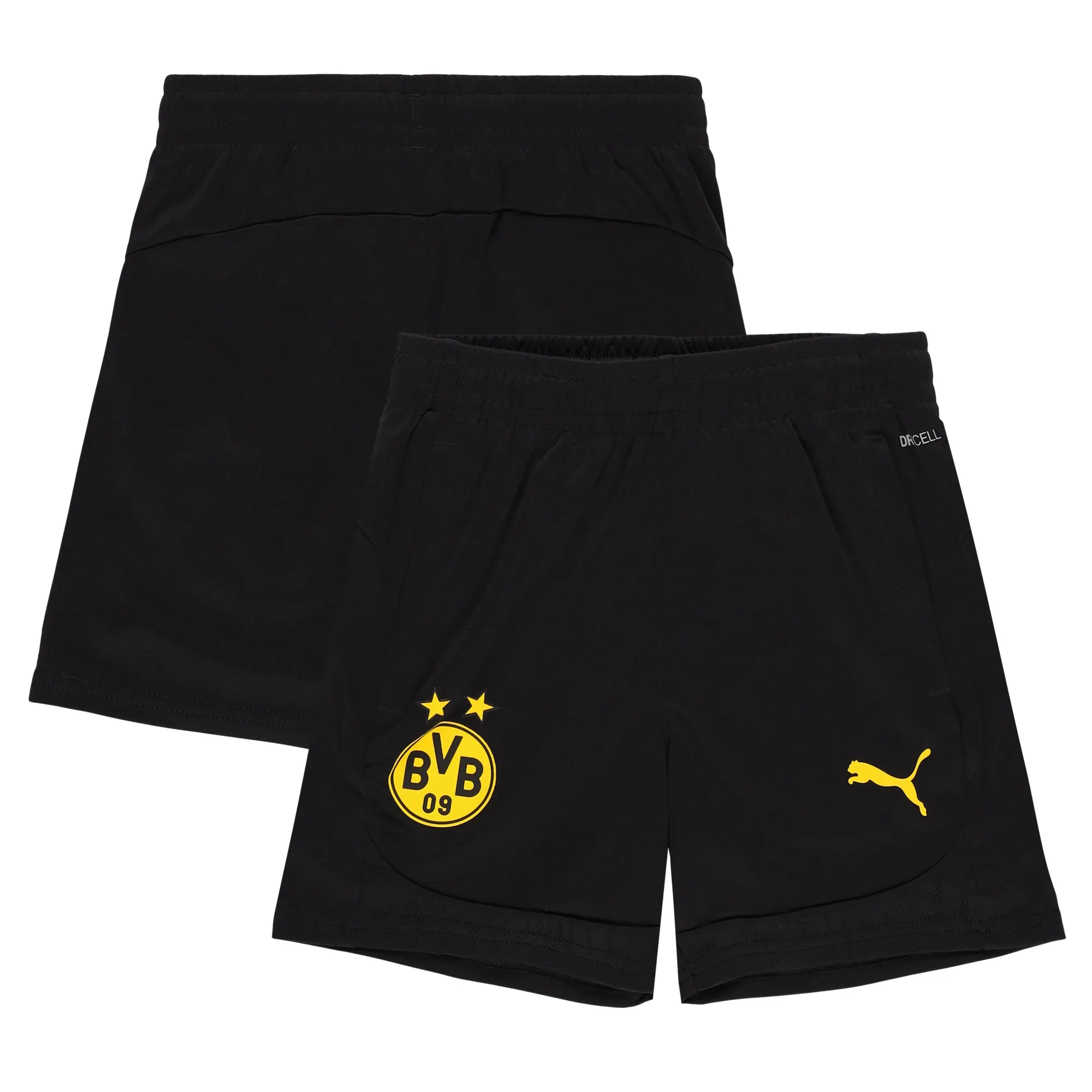 Borussia Dortmund PUMA Training Shorts - Black - Kids
