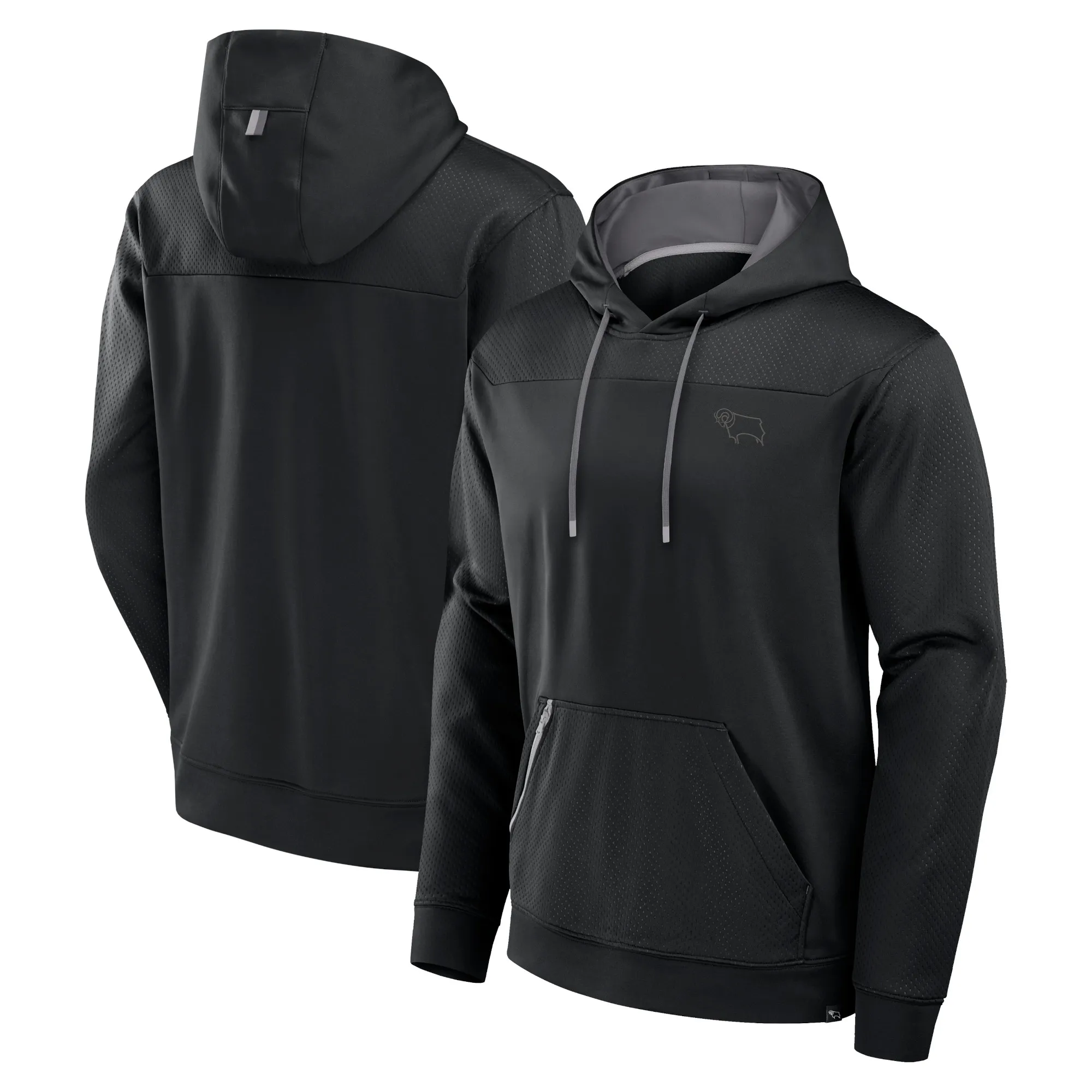 Derby County Defender Hoodie - Black - Mens