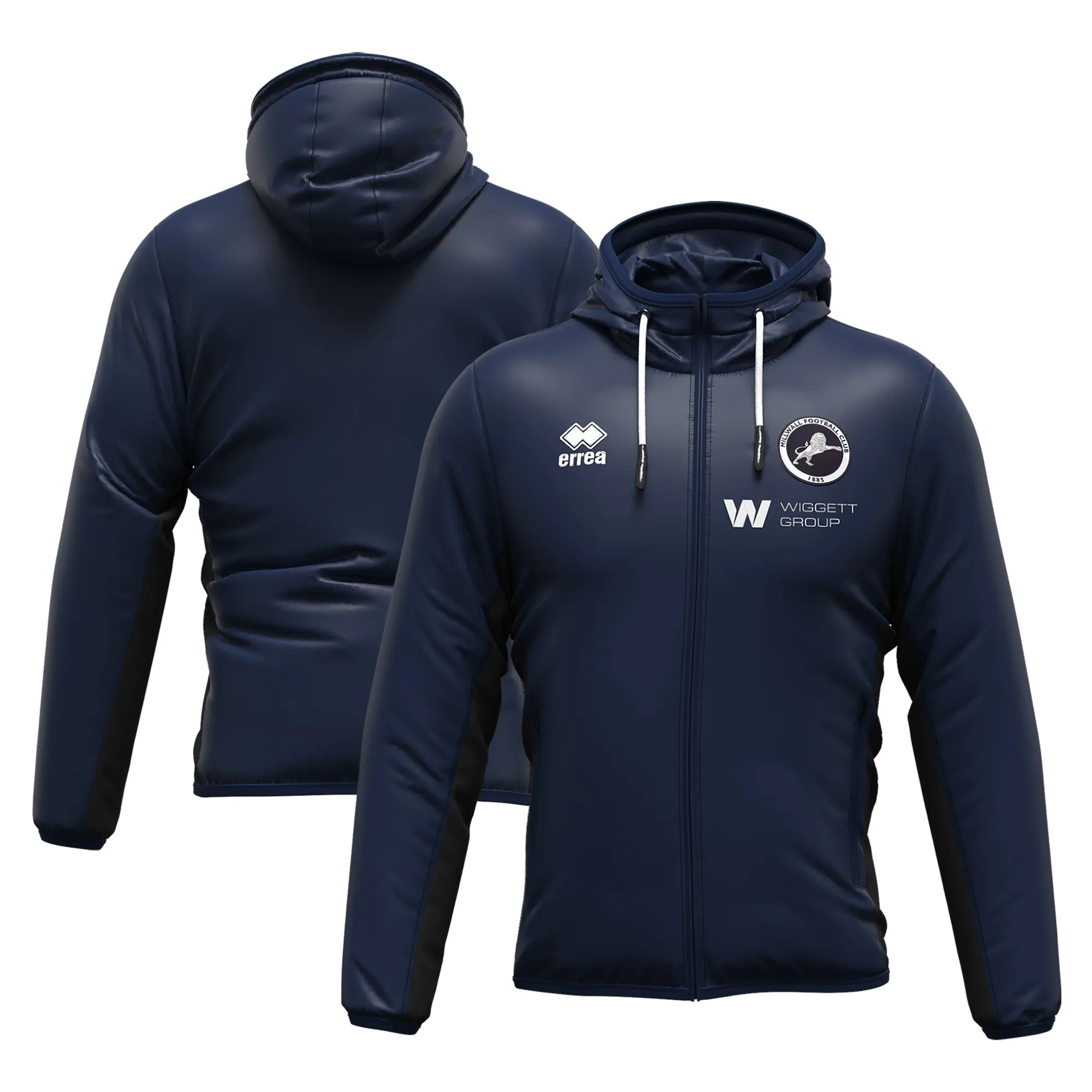 Millwall Errea Training Padded Jacket - Navy