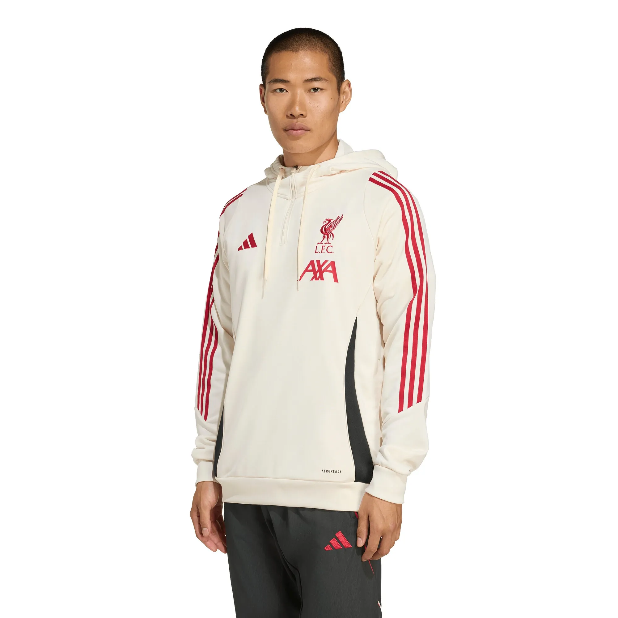 Liverpool adidas Training Hoodie - White