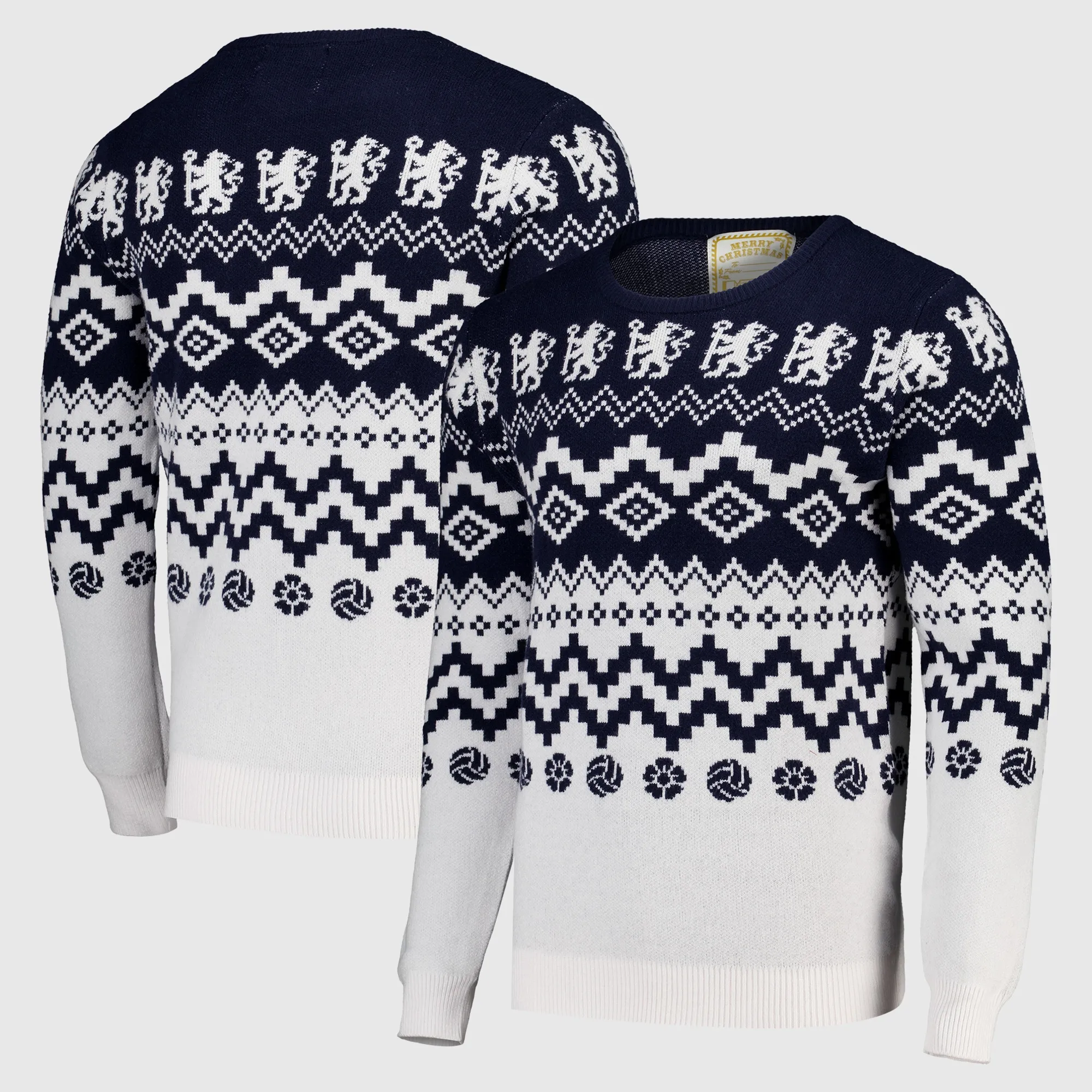 Chelsea Premium Christmas Jumper - Midnight Blue - Unisex