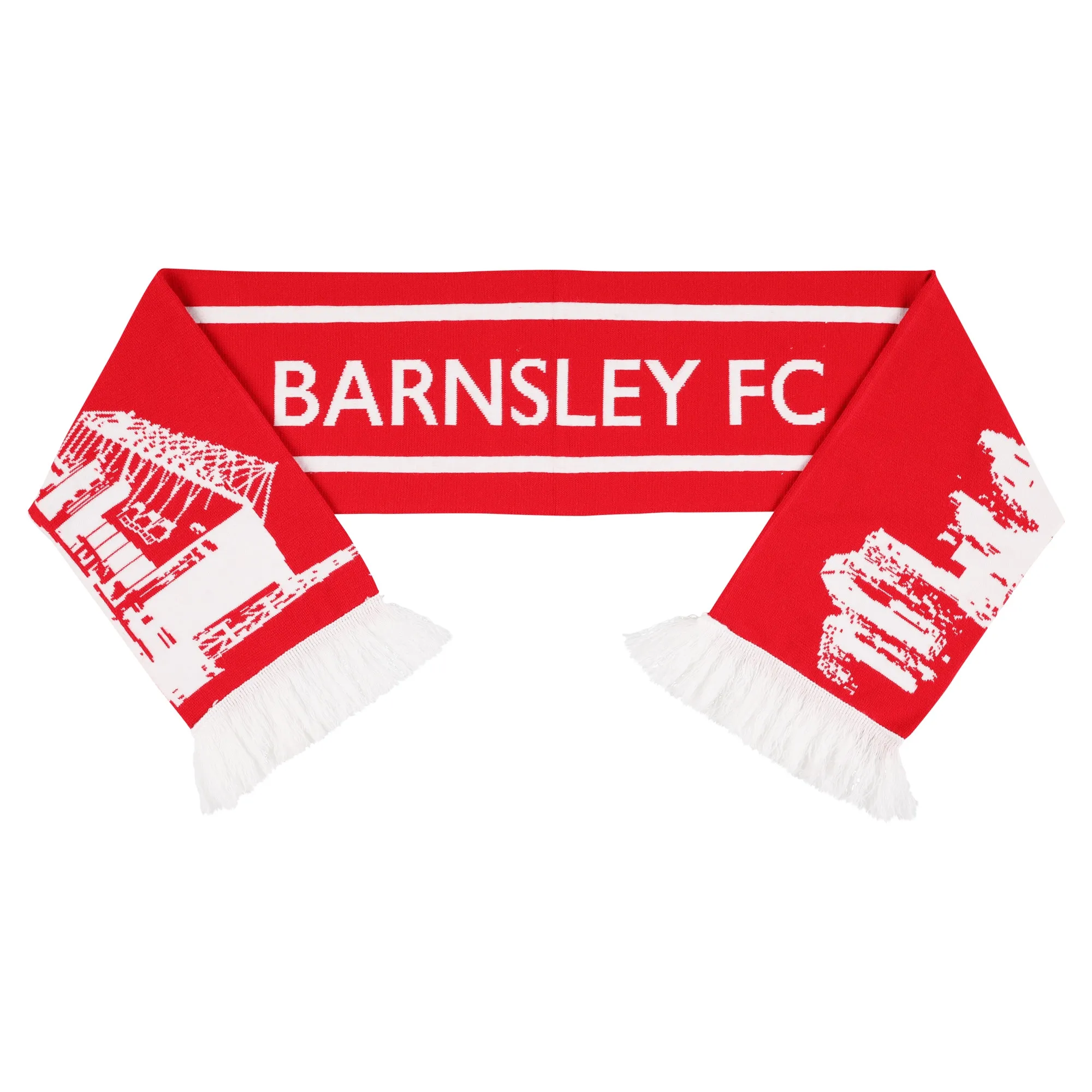 Barnsley Stadium Scarf - Red - Unisex