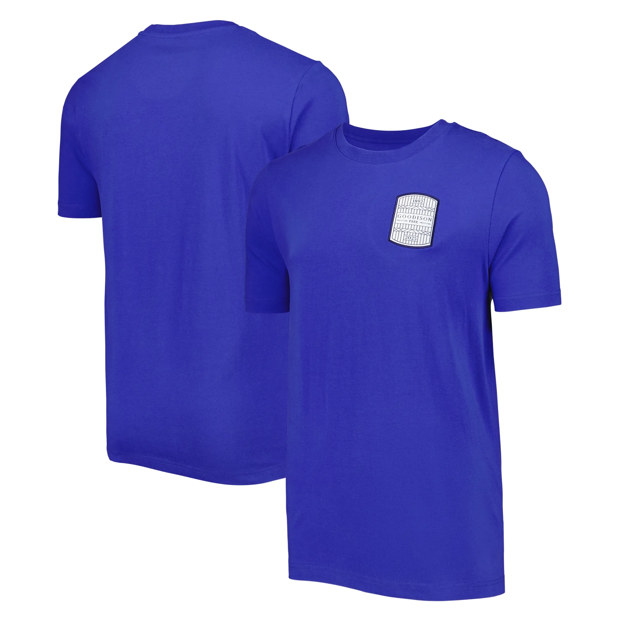 Everton Goodison Park Patch T-Shirt - Royal - Mens