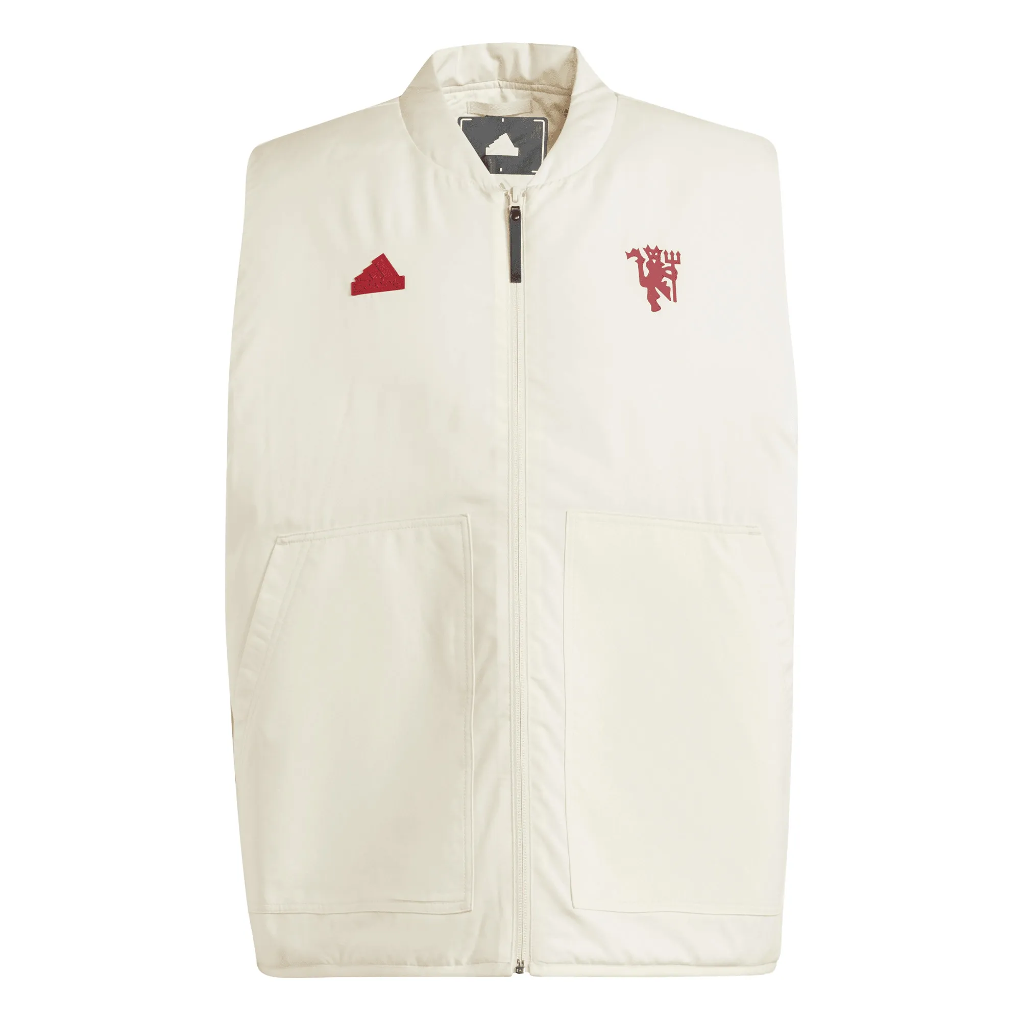 Manchester United Lifestyler Vest/Gilet - White
