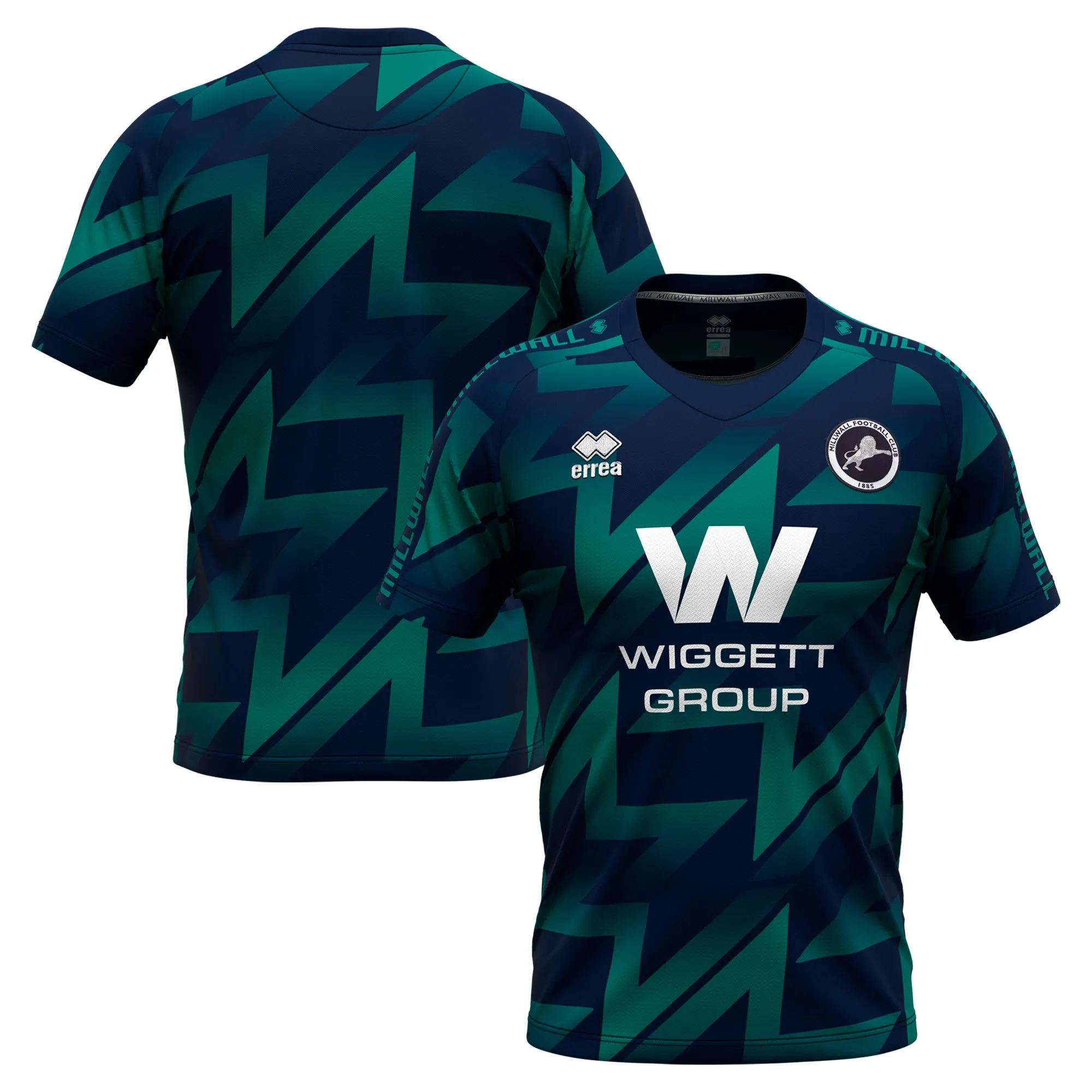 Millwall Errea Away Pre Match Shirt - Navy - Kids