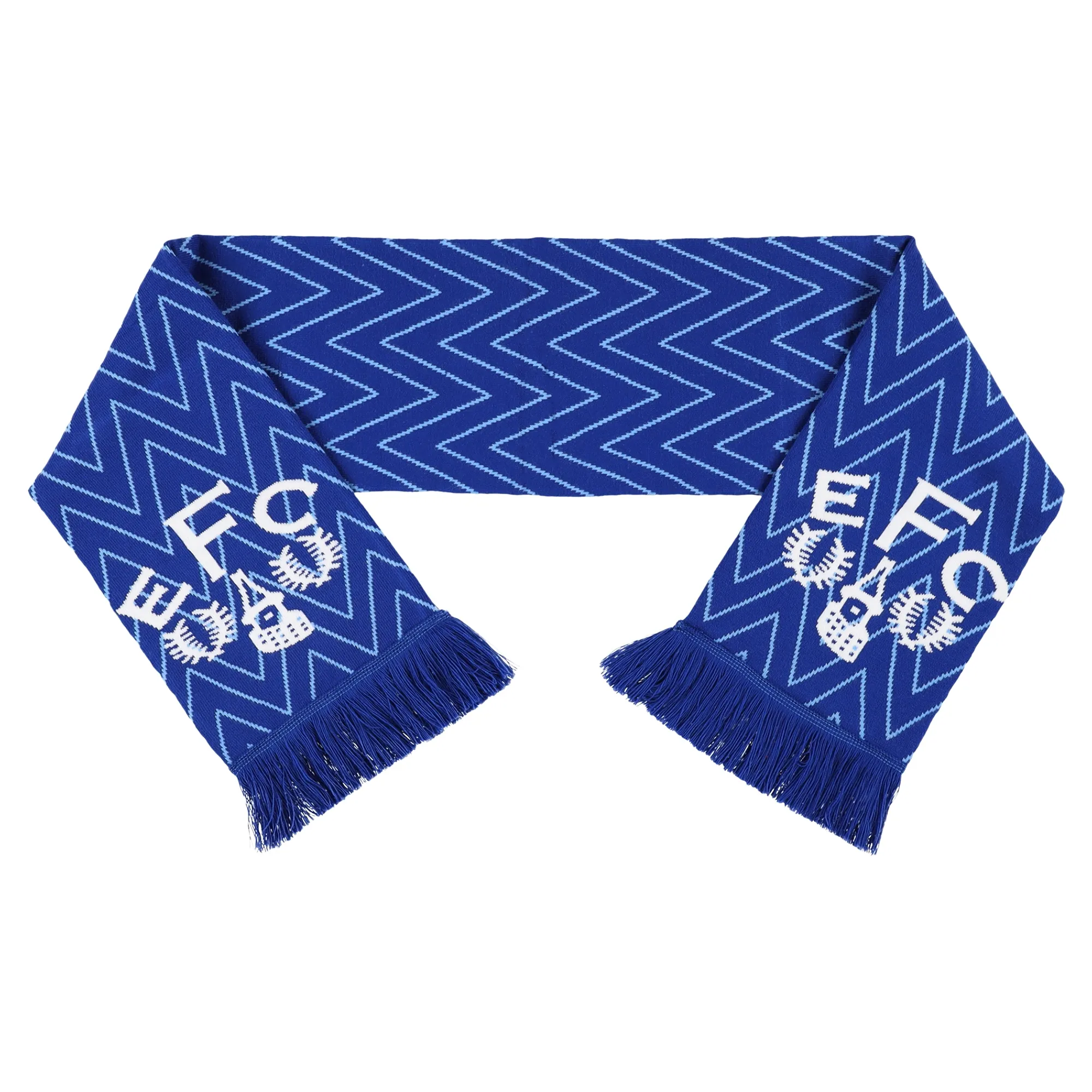 Everton Retro Scarf - Royal - Unisex