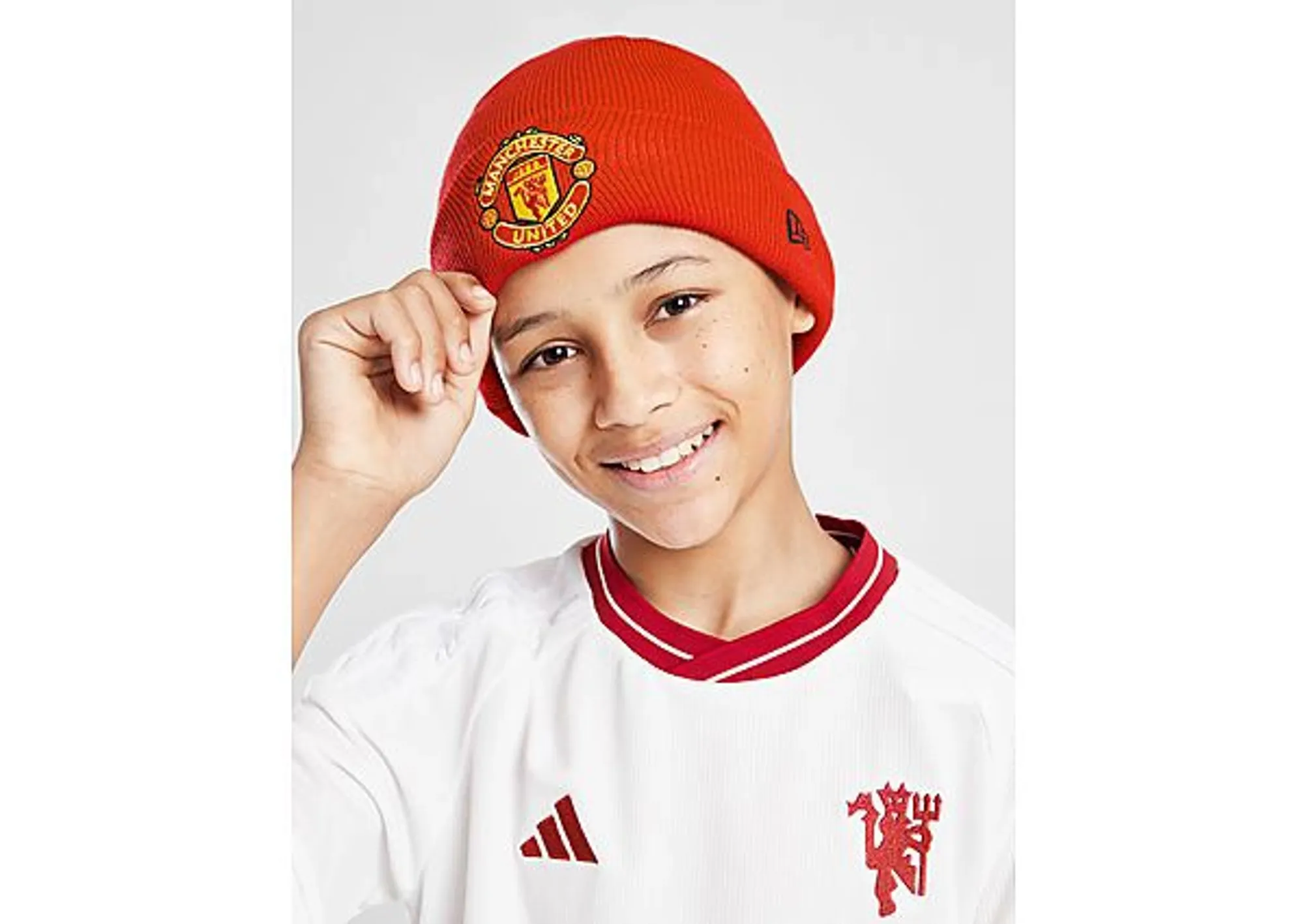 New Era Cap New Era Manchester United FC Beanie Hat Junior - Red