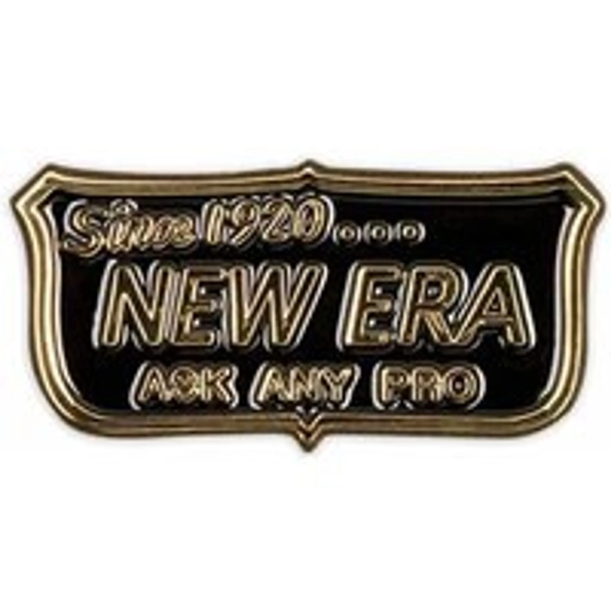 New Era Ask Any Pro Black Pin Badge adult unisex