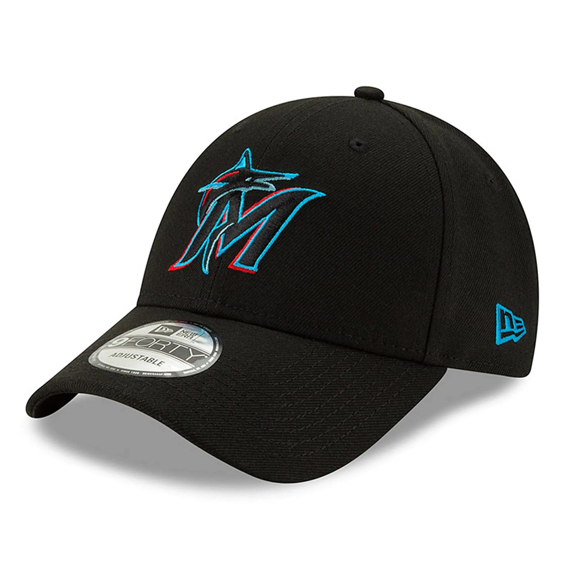 Miami Marlins League Black 9FORTY Cap New Era Cap adult unisex