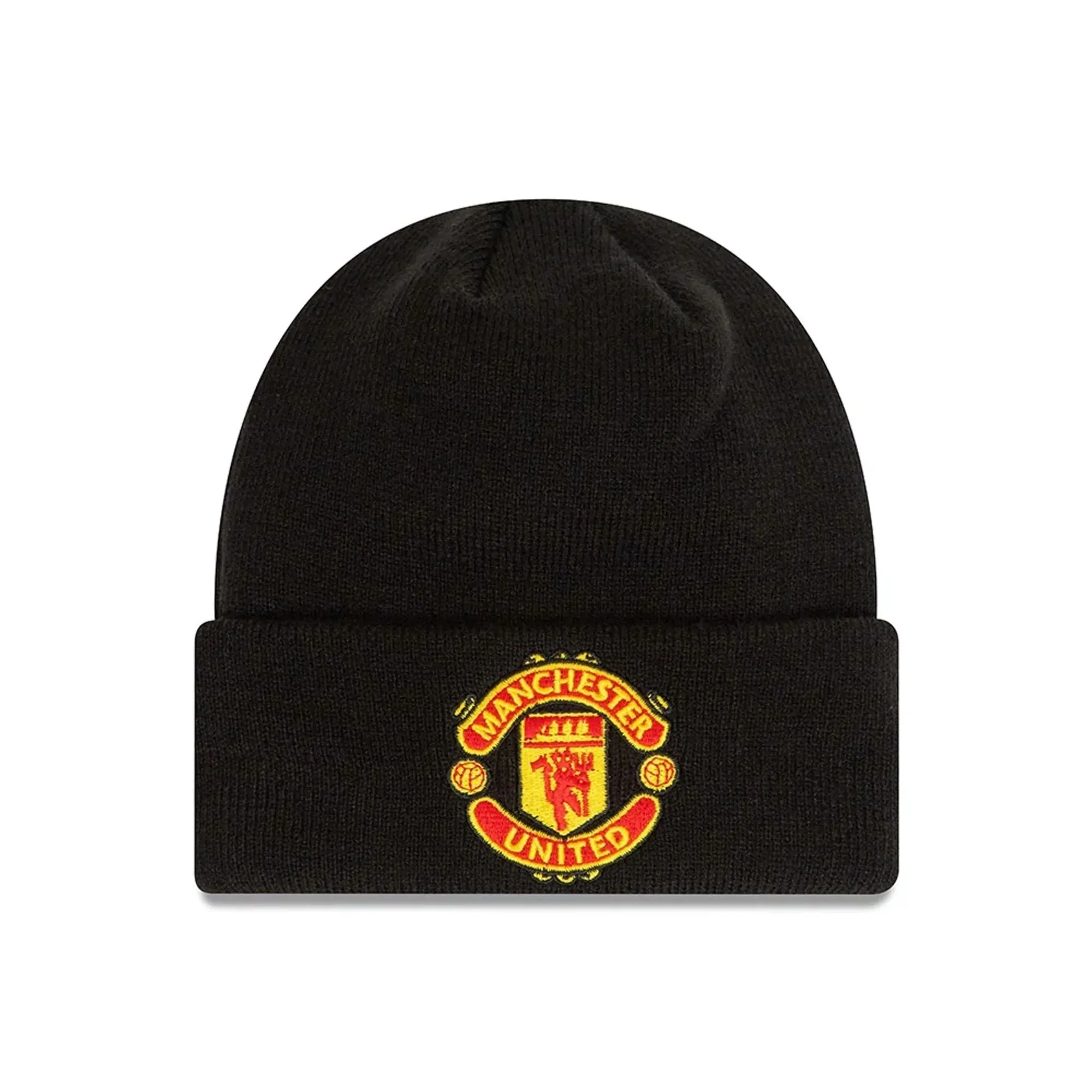 Manchester United FC Youth Black Cuff Knit Beanie Hat New Era Cap adult unisex