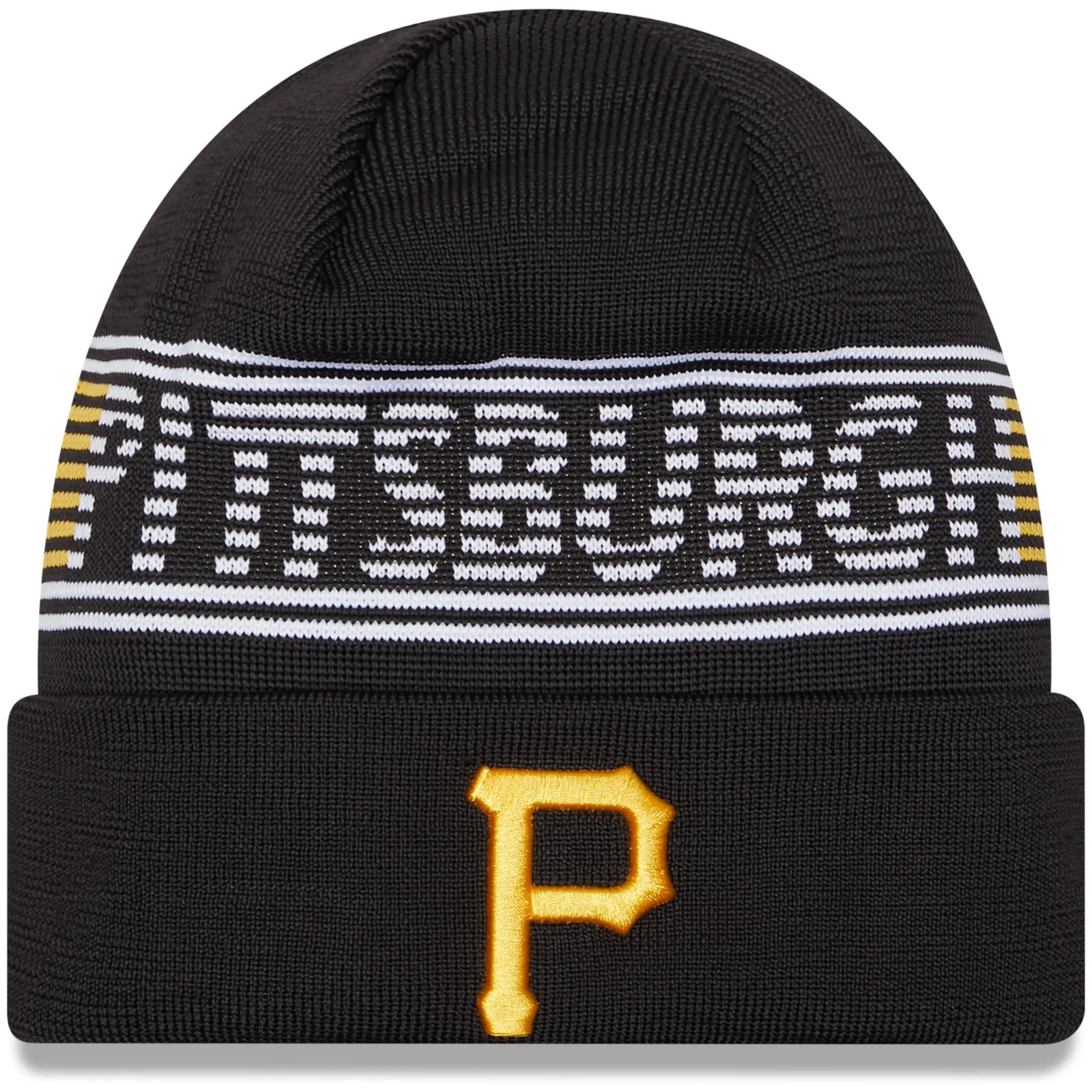 Pittsburgh Pirates City Connect Black Sport Knit Beanie Hat New Era Cap adult unisex